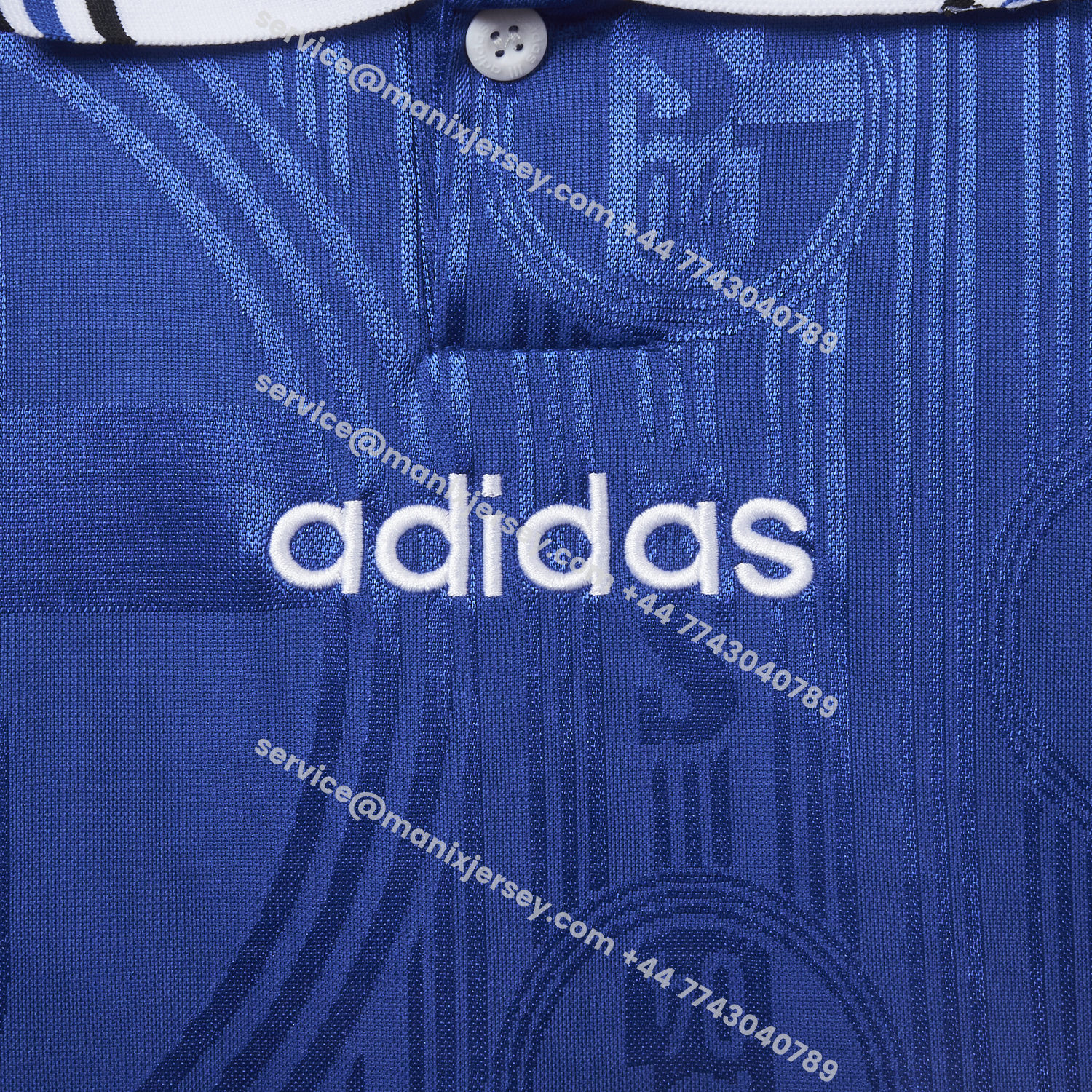 ManixJersey.com | Retro Schalke 04 1996-97 Home Jersey -Customize Name, Number and Patch | Worldwide Shipping