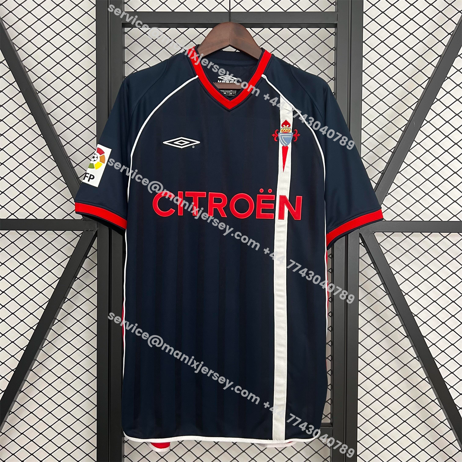 ManixJersey.com | Retro Celta Vigo 2001-03 Third Jersey -Customize Name, Number and Patch | Worldwide Shipping
