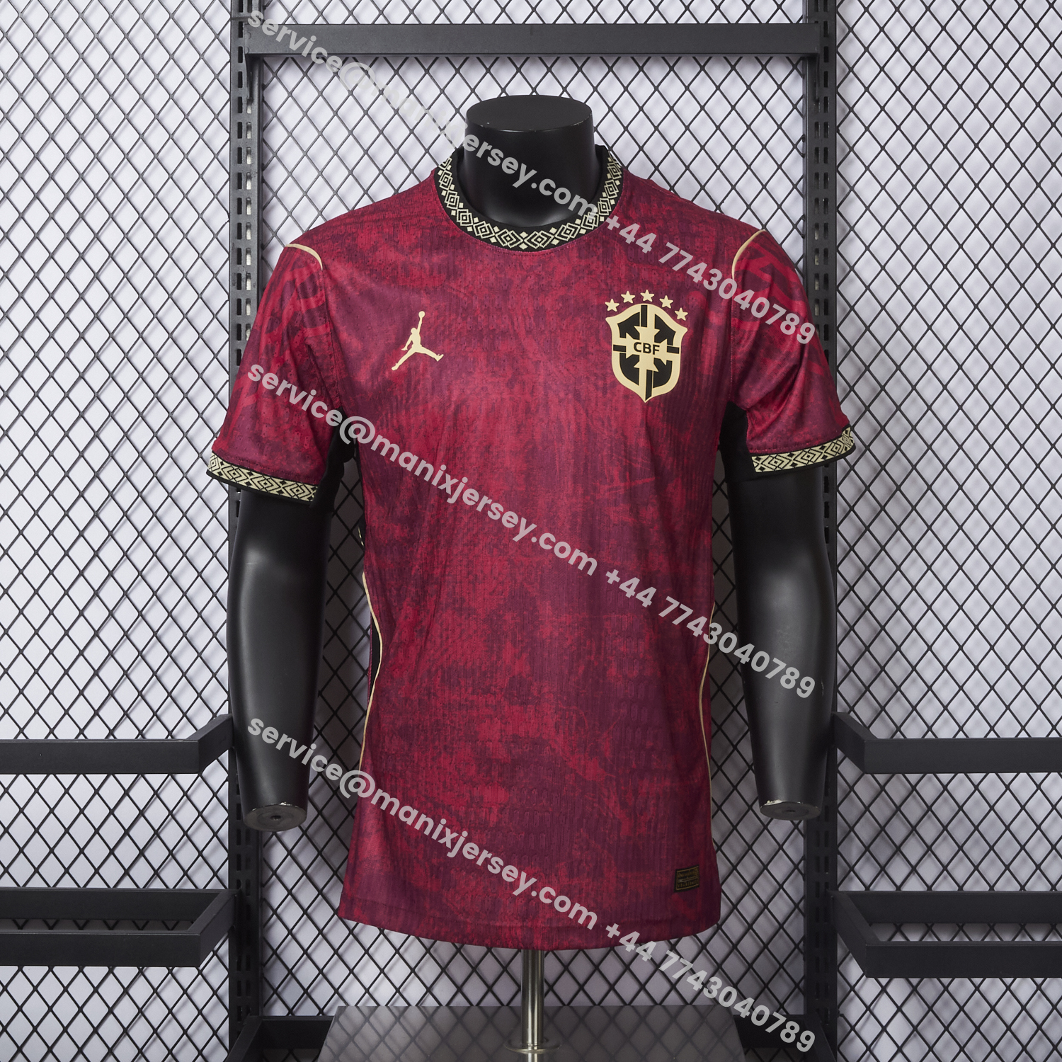 ManixJersey.com | Brazil 2026 Red Special Jersey - Player Version -Customize Name, Number and Patch | Worldwide Shipping