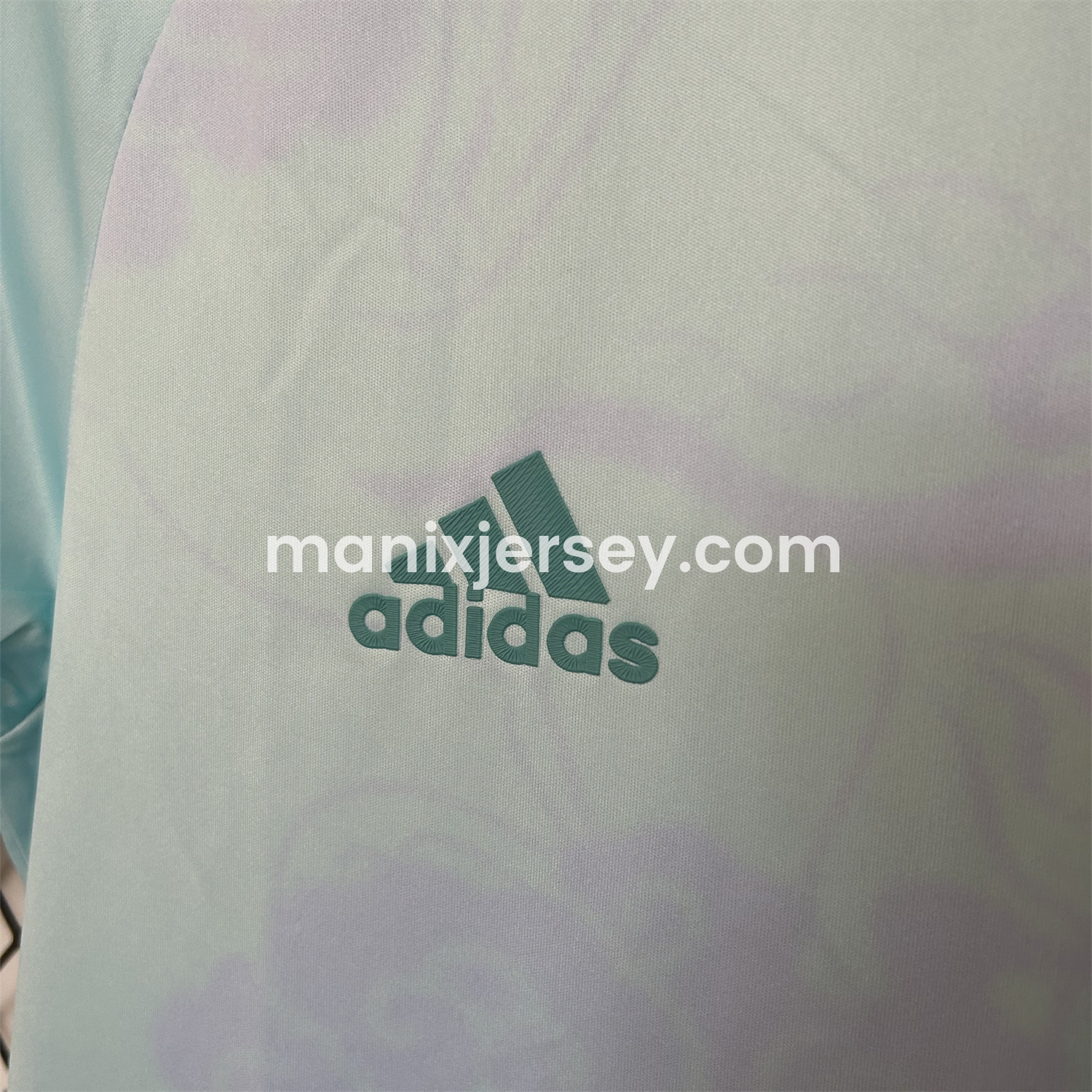 ManixJersey.com | Algeria 25-26 Blue Green Gradient Auspicious Cloud Pattern Special Jersey - Fans Version -Customize Name, Number and Patch | Worldwide Shipping