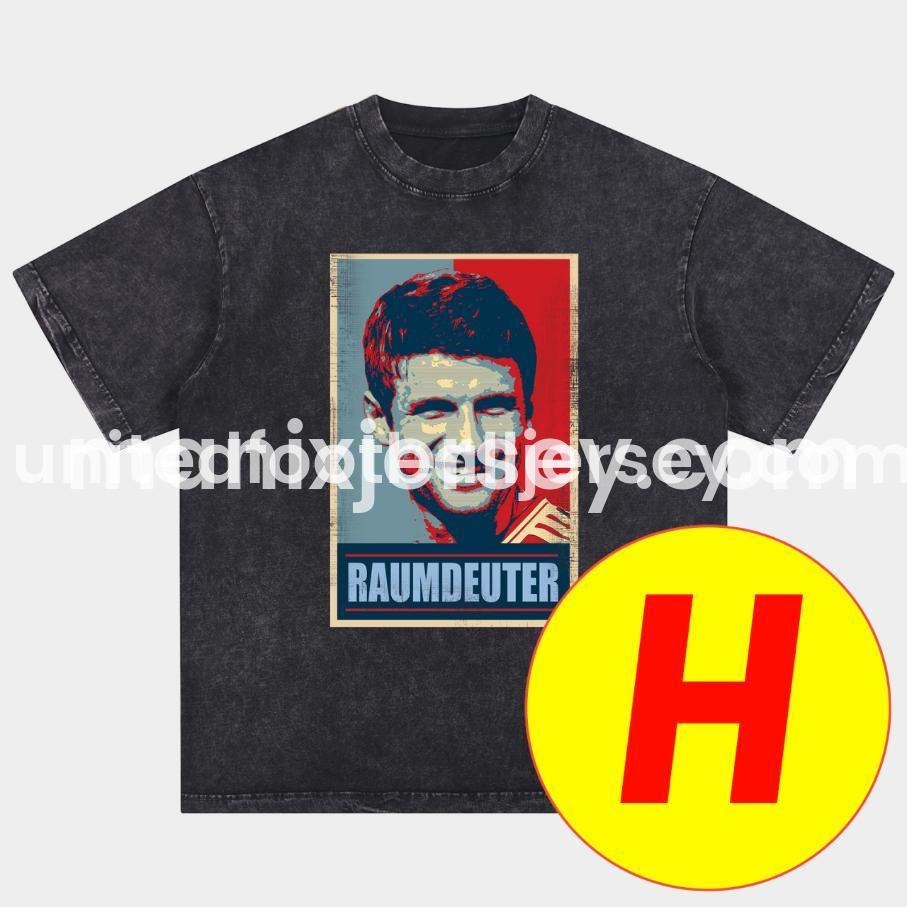 ManixJersey.com | Bayern Munich 125th Legendary Players Oversized Washed T-Shirt -Customize Name, Number and Patch | Worldwide Shipping