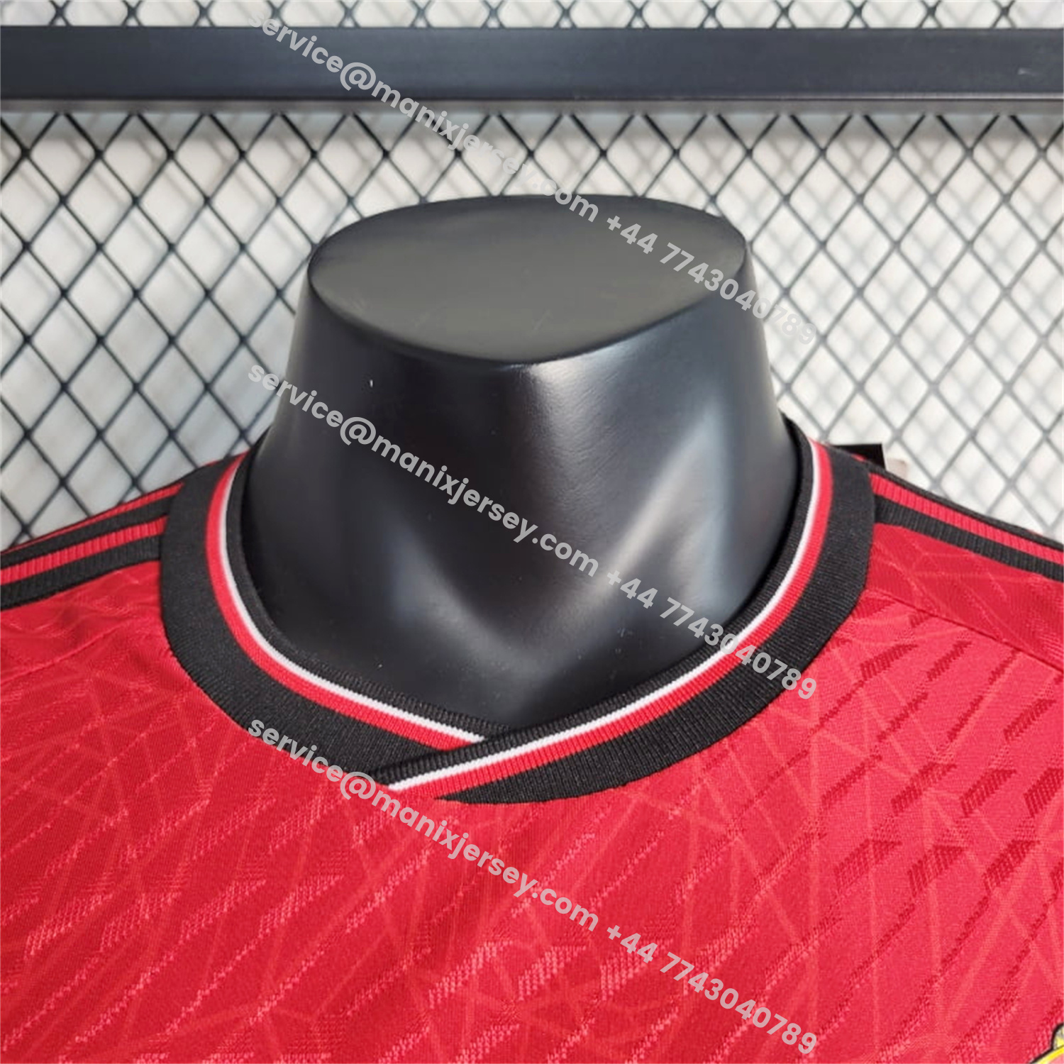 ManixJersey.com | Retro Manchester United 2023-24 Home Red Jersey - Player Version -Customize Name, Number and Patch | Worldwide Shipping