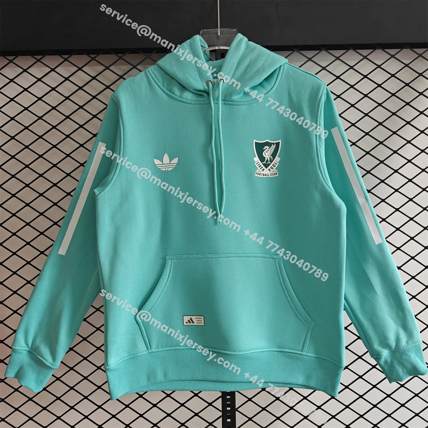 ManixJersey.com | Liver.pool 25-26 Originals Terrace Icon Unisex Pullover Hoodie -Customize Name, Number and Patch | Worldwide Shipping