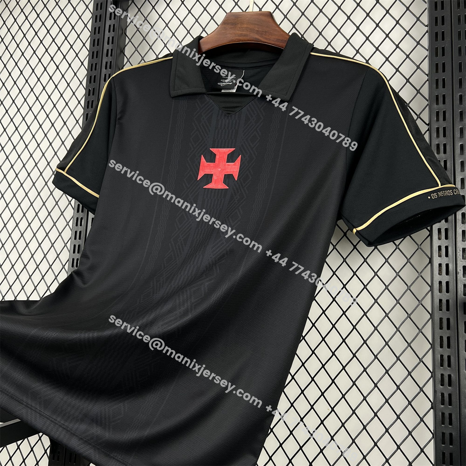 ManixJersey.com | Vasco da Gama 25-26 Black Special Jersey - Fans Version -Customize Name, Number and Patch | Worldwide Shipping