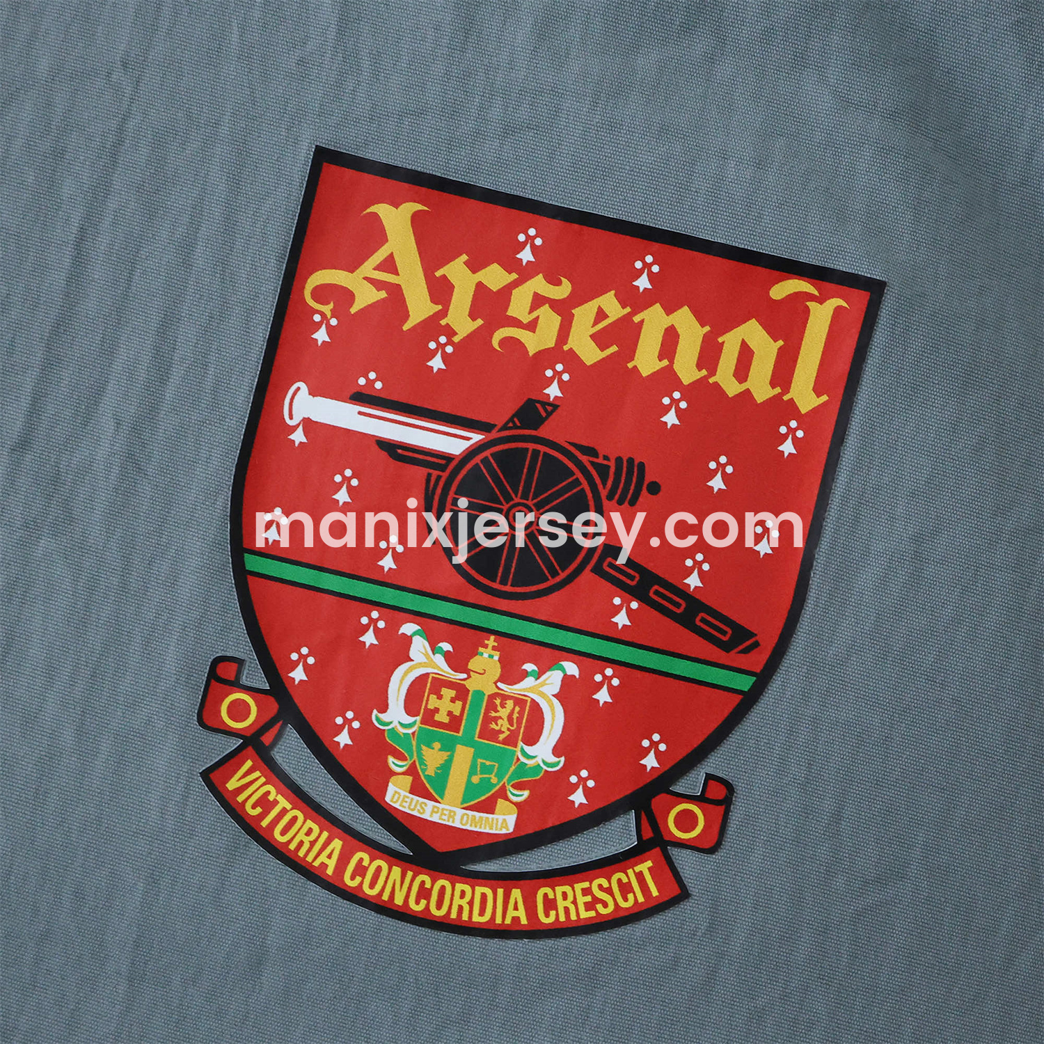 ManixJersey.com | Retro Arsenal 1991-93 Away Double Sided Reversible Windbreaker - Yellow & Grey -Customize Name, Number and Patch | Worldwide Shipping