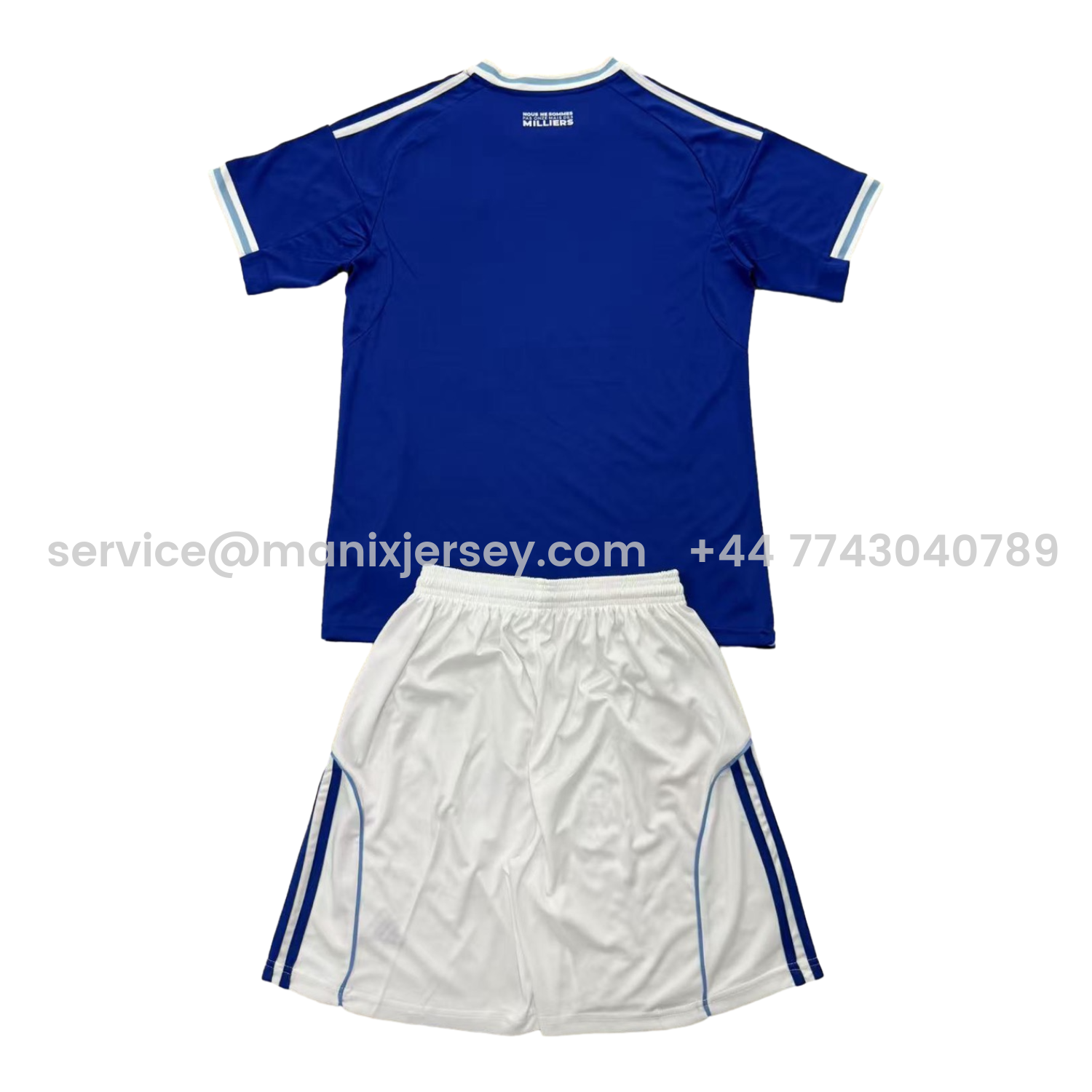 ManixJersey.com | Strasbourg 25-26 Home Kids Kit -Customize Name, Number and Patch | Worldwide Shipping
