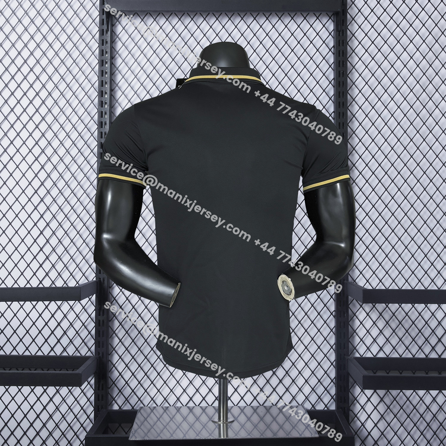ManixJersey.com | Corinthians 25-26 Black Gold Special Jersey - Player Version -Customize Name, Number and Patch | Worldwide Shipping