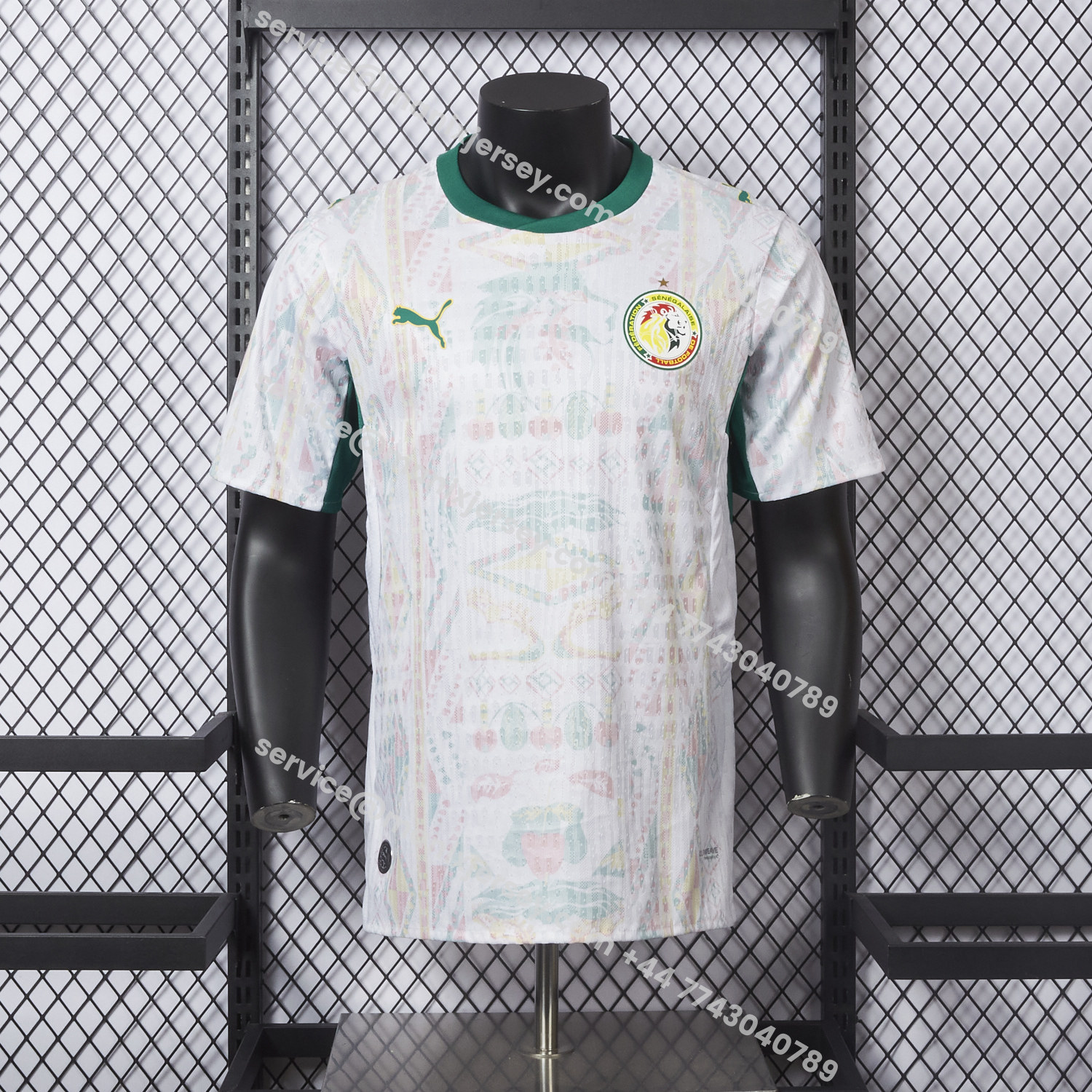 ManixJersey.com | Senegal 2026 Home White Jersey - Player Version -Customize Name, Number and Patch | Worldwide Shipping