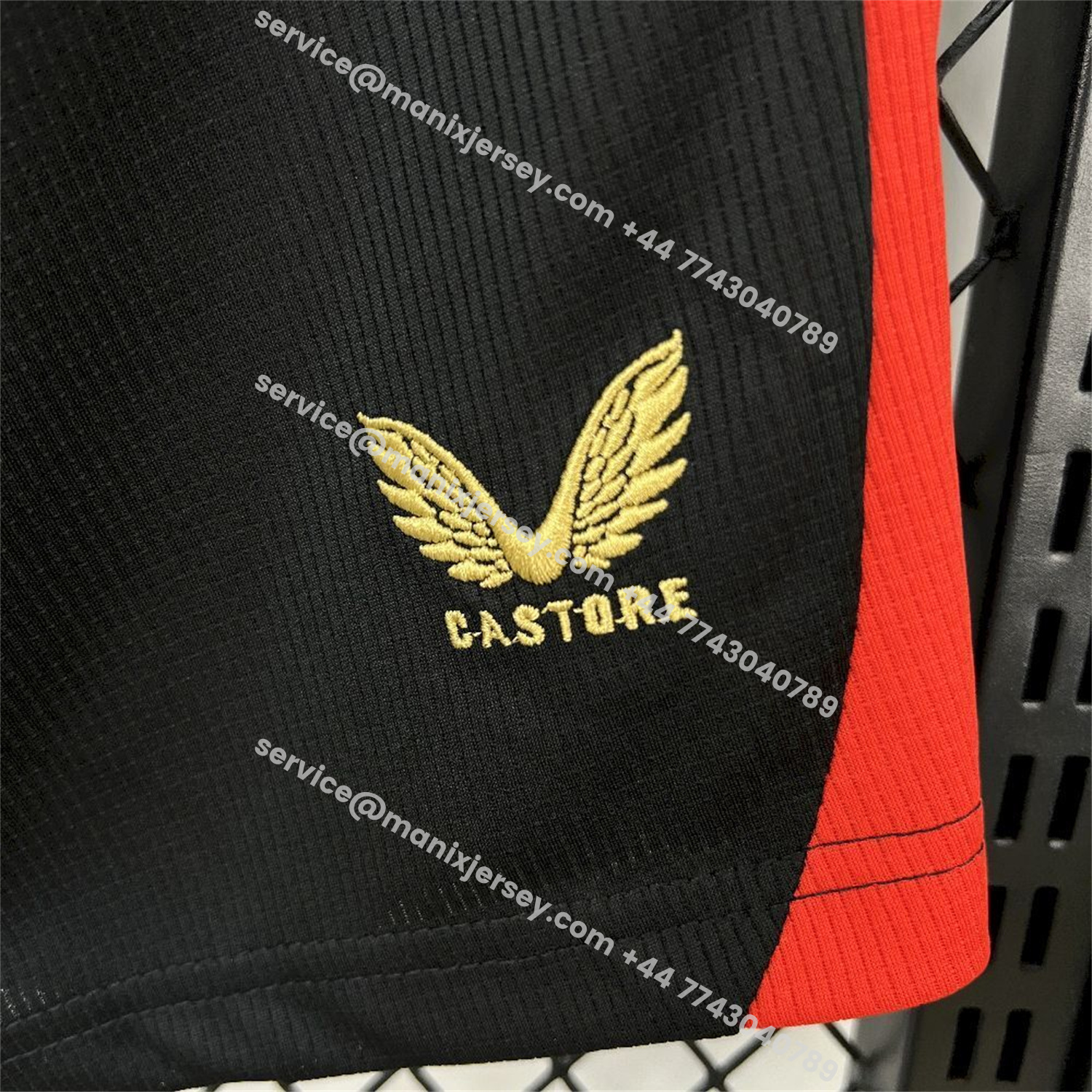 ManixJersey.com | Feyenoord 25-26 Home Black Shorts - Fans Version -Customize Name, Number and Patch | Worldwide Shipping