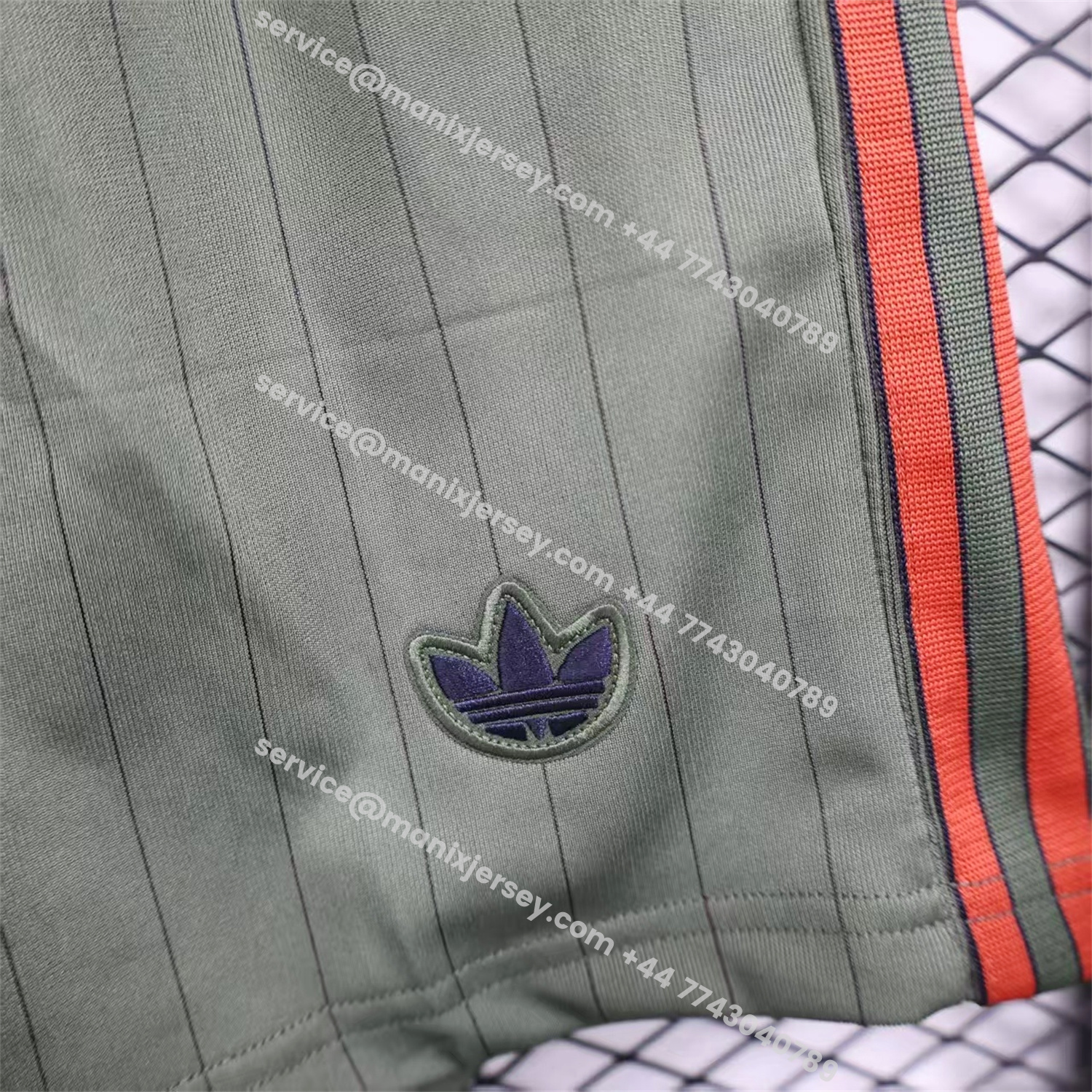 ManixJersey.com | Bayern Munich 25-26 Trefoil Grey Green Travel Shorts - Player Version -Customize Name, Number and Patch | Worldwide Shipping