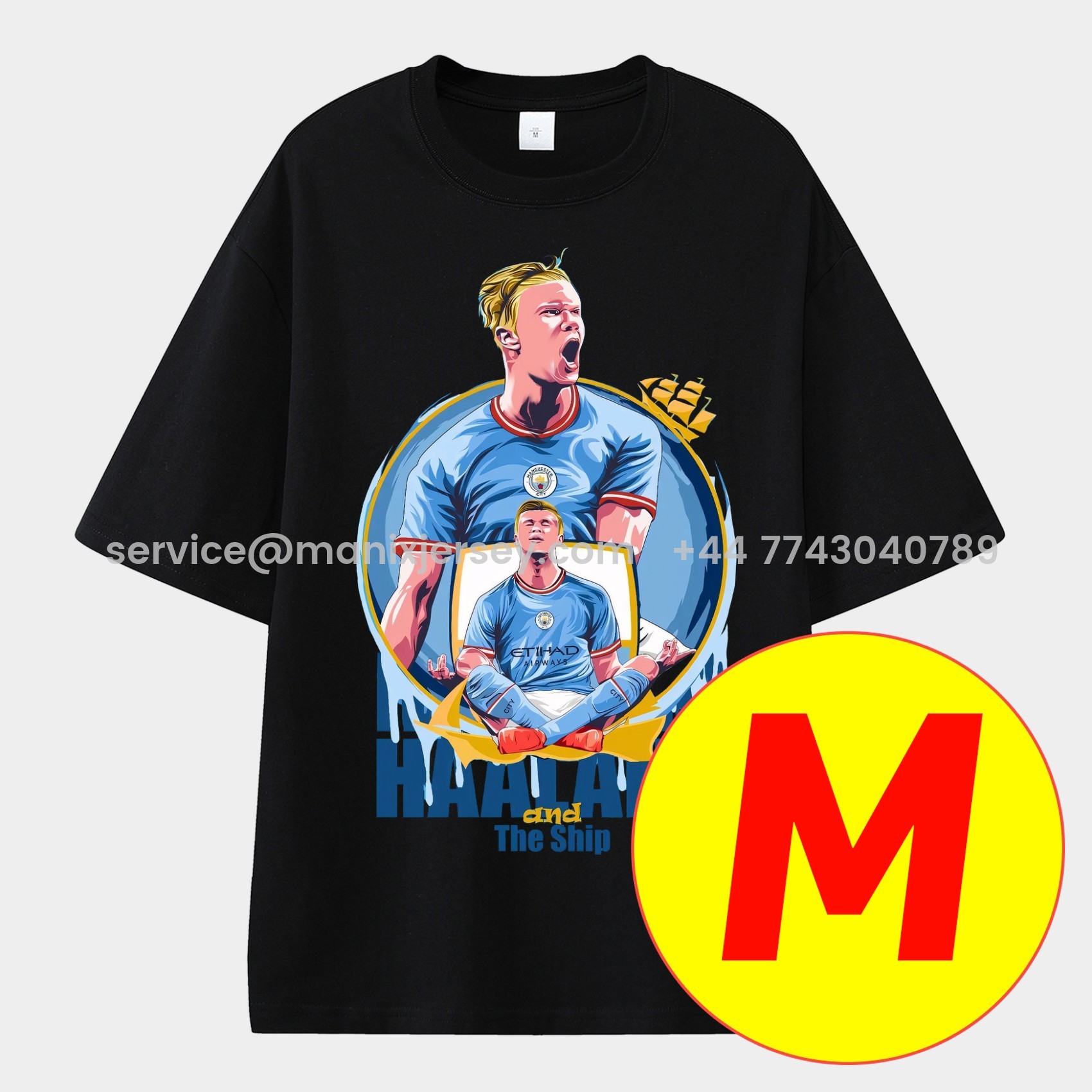 ManixJersey.com | Manchester City Highlights Of The Decade Unisex Pure Cotton T-shirt -Customize Name, Number and Patch | Worldwide Shipping