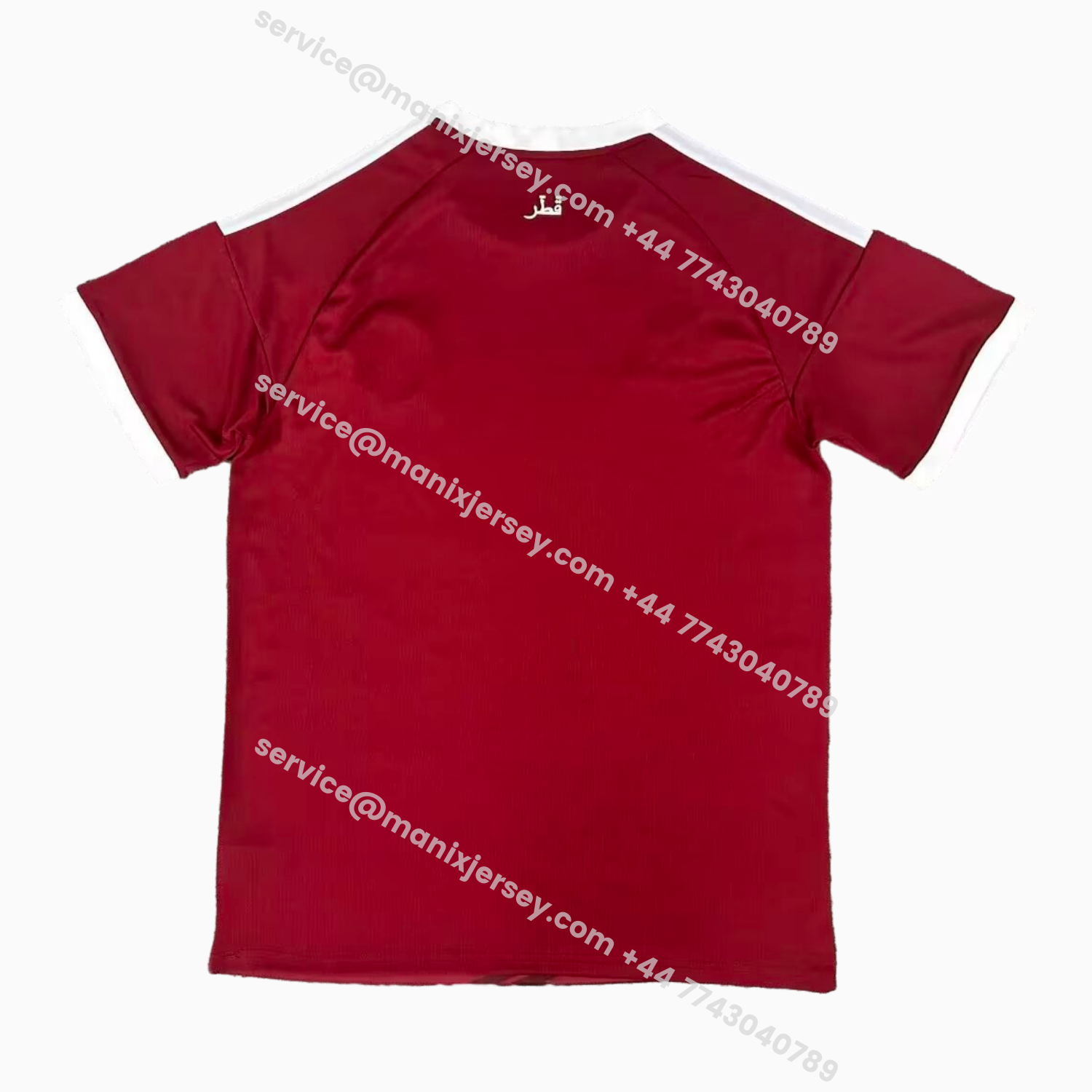 ManixJersey.com | Qatar 2026 Home Jersey - Fans Version -Customize Name, Number and Patch | Worldwide Shipping