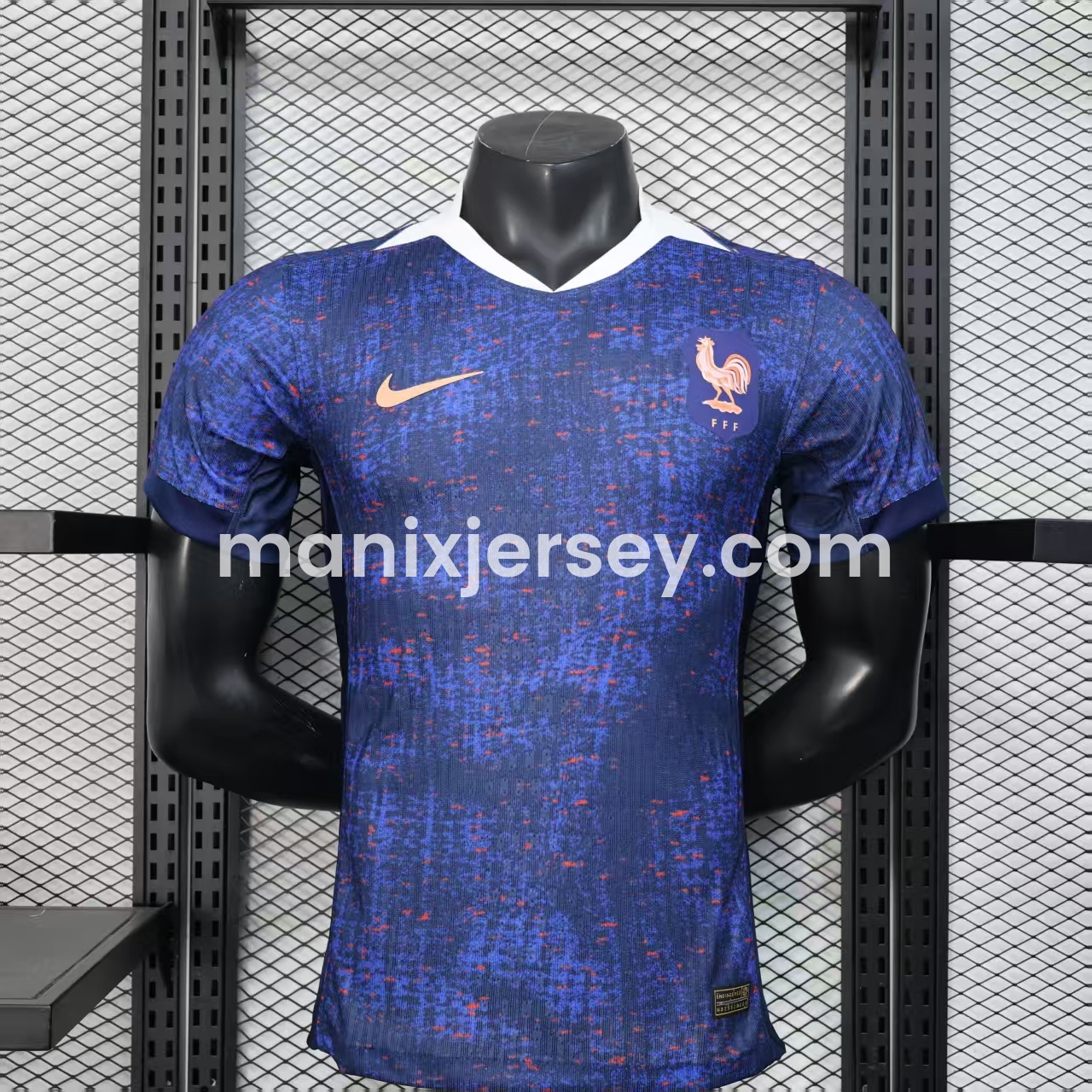 ManixJersey.com | France 2025 Women's Team Home Jersey - Men's Player Version -Customize Name, Number and Patch | Worldwide Shipping