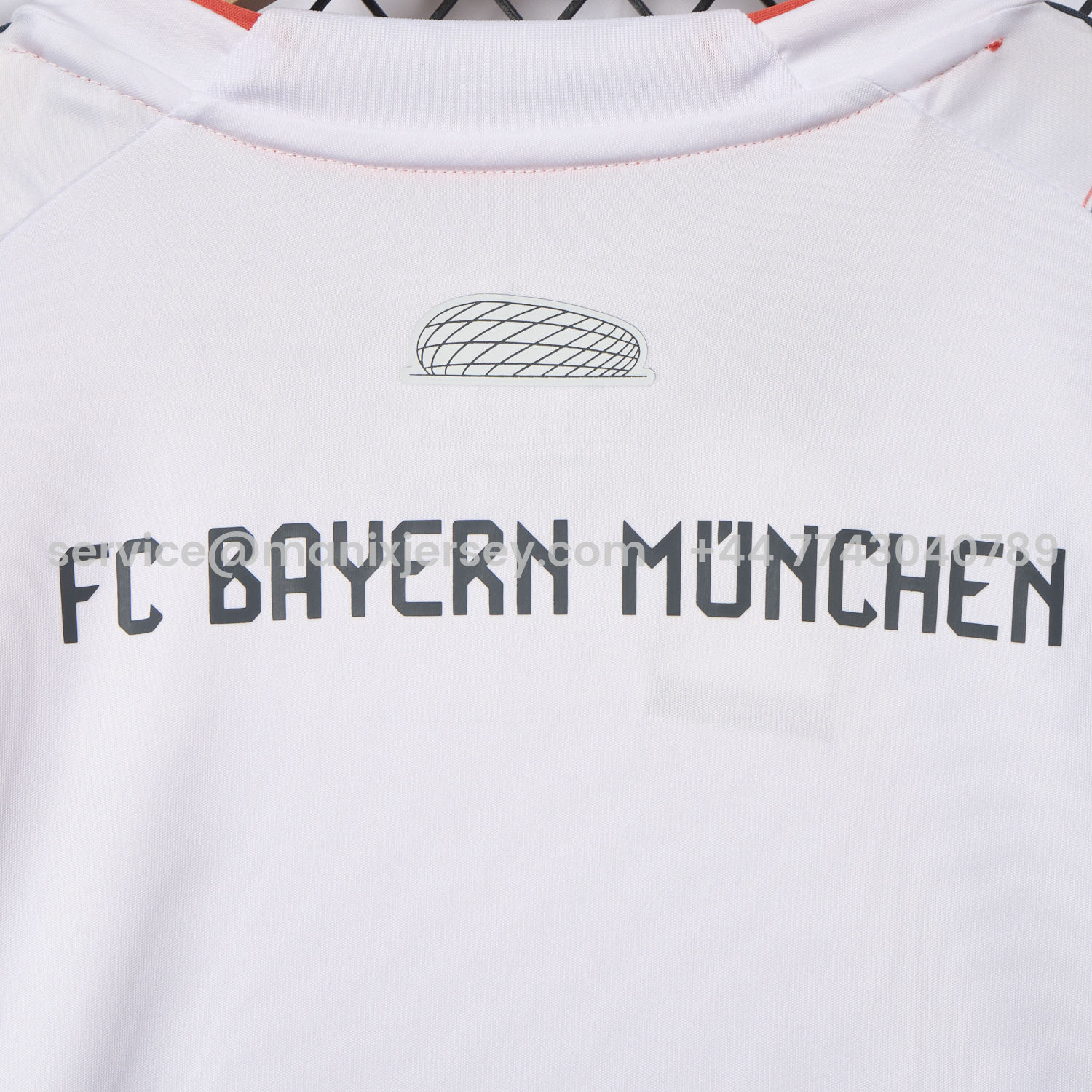 ManixJersey.com | Women's Bayern Munich 25-26 Away Jersey -Customize Name, Number and Patch | Worldwide Shipping