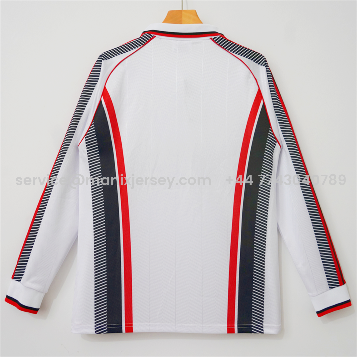 ManixJersey.com | Retro AC Milan 1997-98 Away Long Sleeves Jersey -Customize Name, Number and Patch | Worldwide Shipping