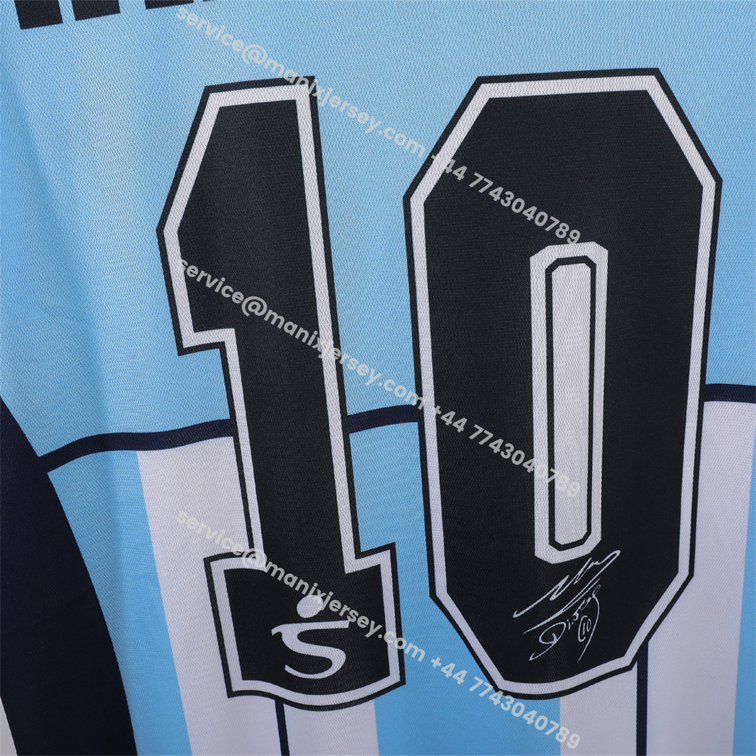ManixJersey.com | Retro Argentina 2001 Home Maradona Commemorative Jersey -Customize Name, Number and Patch | Worldwide Shipping