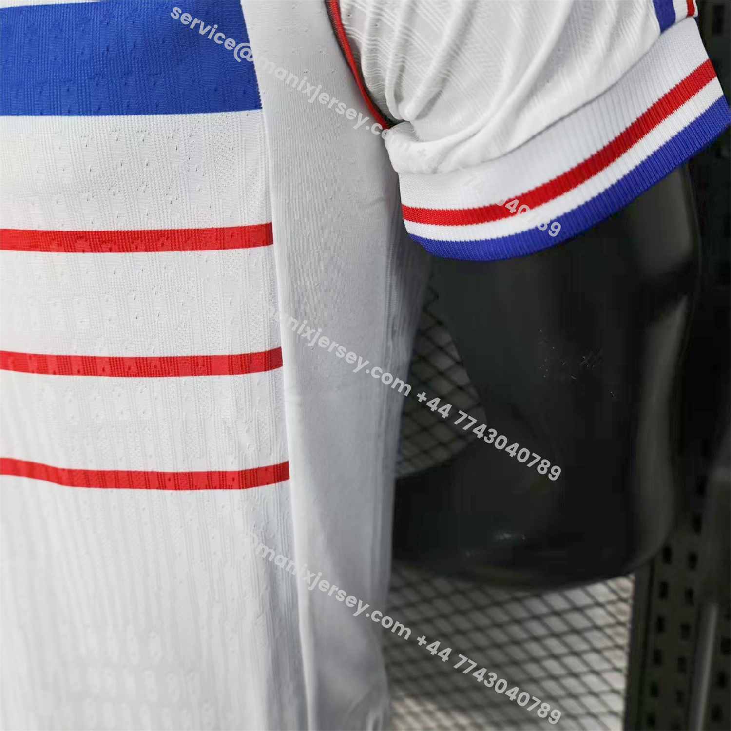 ManixJersey.com | Retro France 1998 Away White Jersey - Player Version -Customize Name, Number and Patch | Worldwide Shipping