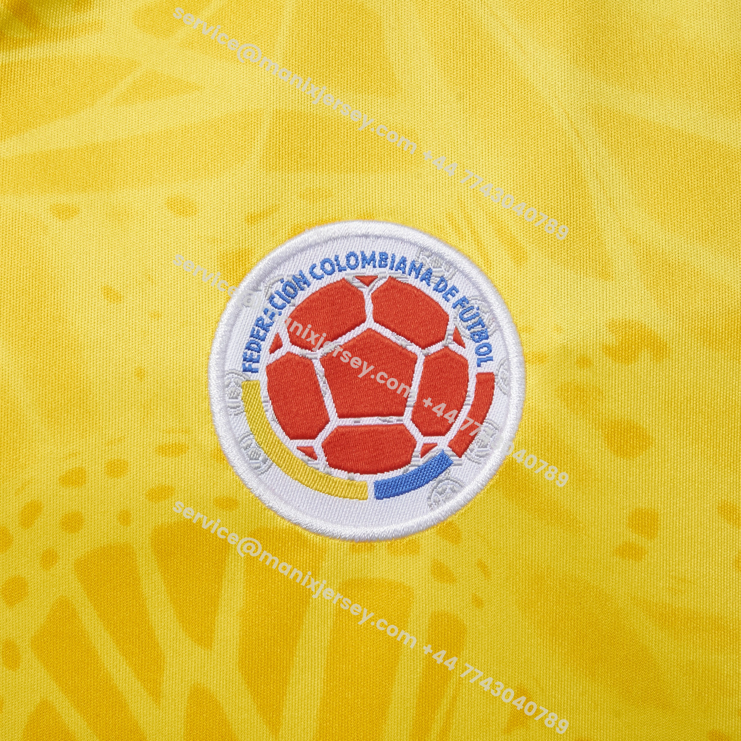 ManixJersey.com | Women's Colombia 2026 Home Cropped Jersey -Customize Name, Number and Patch | Worldwide Shipping