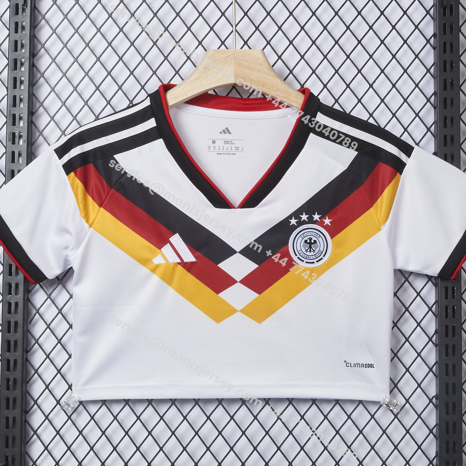 ManixJersey.com | Women's Germany 2026 Home Cropped Jersey -Customize Name, Number and Patch | Worldwide Shipping