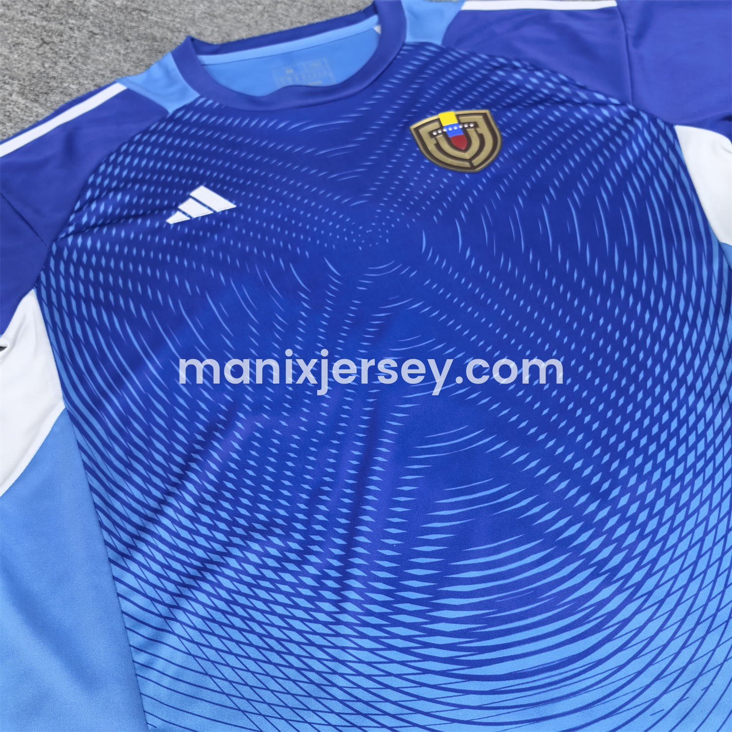 ManixJersey.com | Venezuela 25-26 Blue Goalkeeper Jersey - Fans Version -Customize Name, Number and Patch | Worldwide Shipping