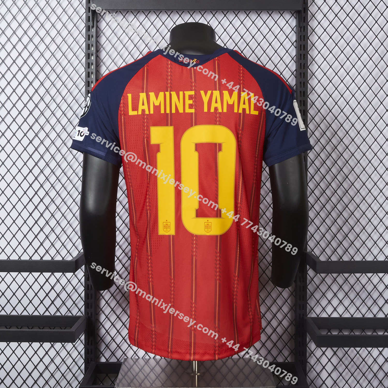 ManixJersey.com | Spain 2026 Home Jersey - Player Version -Customize Name, Number and Patch | Worldwide Shipping