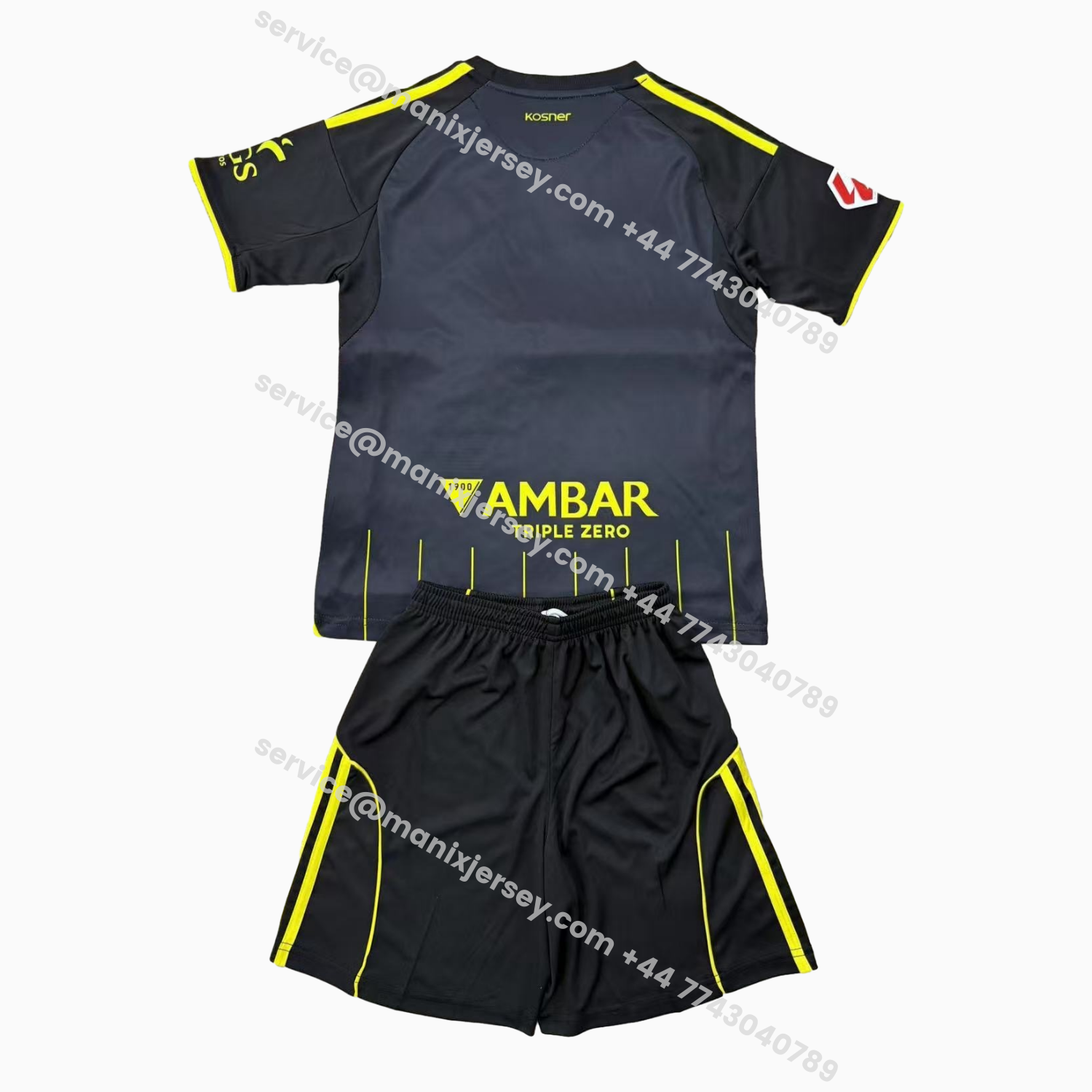 ManixJersey.com | Real Zaragoza 25-26 Away Men's Adult Jersey Set - Fans Version -Customize Name, Number and Patch | Worldwide Shipping