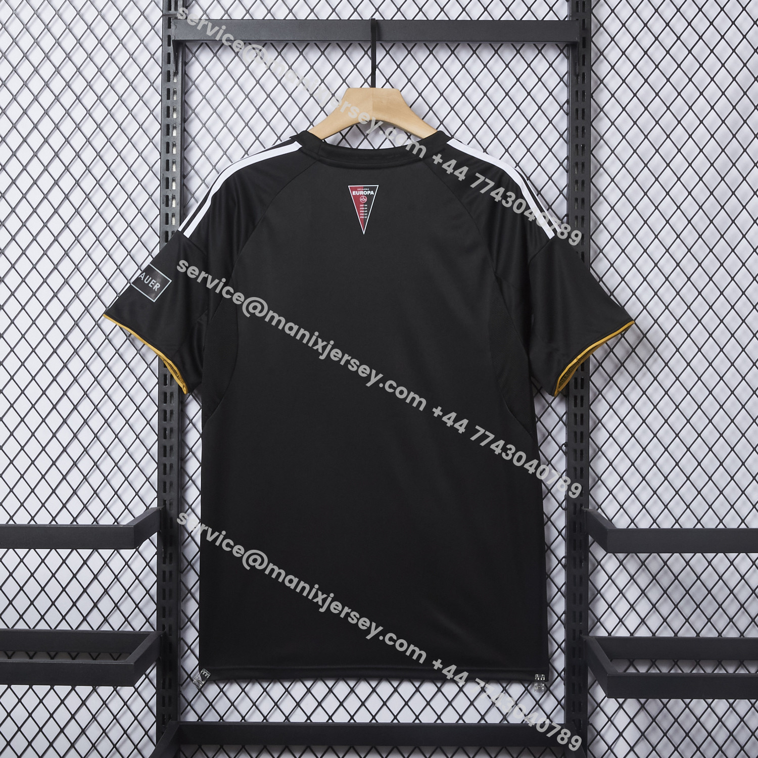 ManixJersey.com | Nürnberg 25-26 Black 125-Year Anniversary Jersey - Fans Version -Customize Name, Number and Patch | Worldwide Shipping