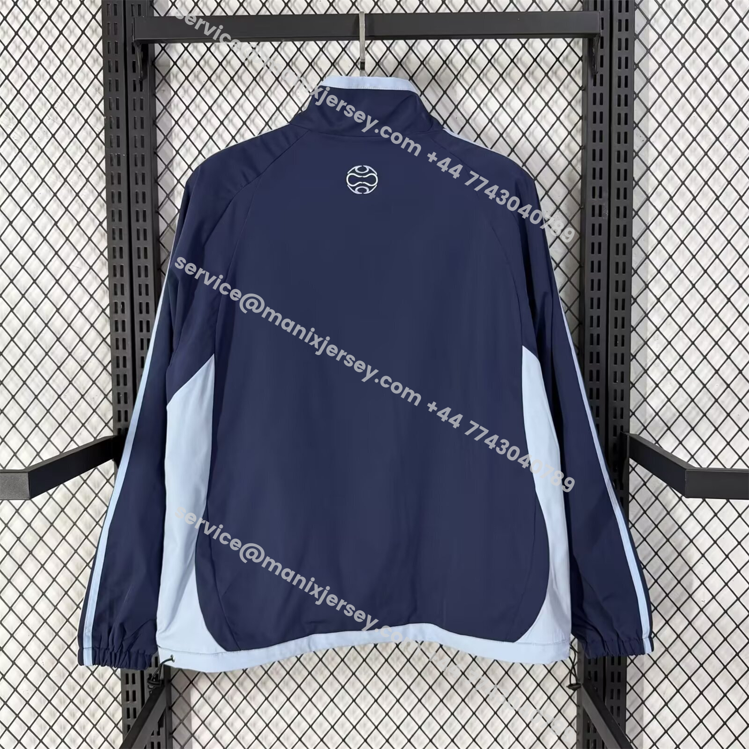 Argentina 2026 Windbreaker Jacket - Black And Blue:football jersey mysite: unitedjerseyfootball 邓江浪:football