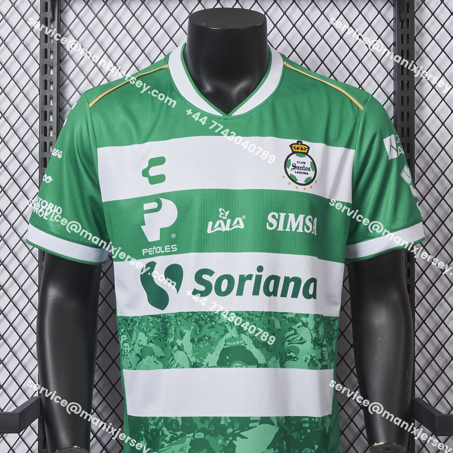 ManixJersey.com | Santos Laguna 25-26 Home Jersey - Player Version -Customize Name, Number and Patch | Worldwide Shipping