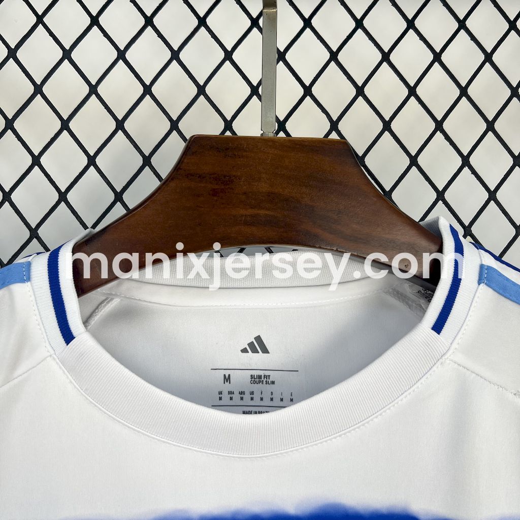 ManixJersey.com | Cruzeiro 25-26 Away Jersey - Fans Version -Customize Name, Number and Patch | Worldwide Shipping