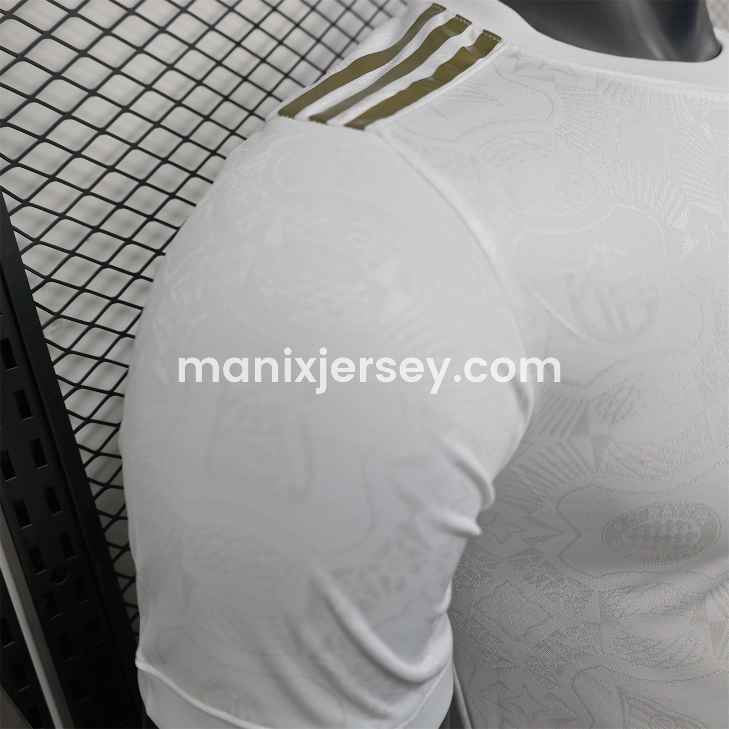 ManixJersey.com | Bayern Munich 2025 White 125th Anniversary Jersey - with 125th Patch on Back - Player Version -Customize Name, Number and Patch | Worldwide Shipping