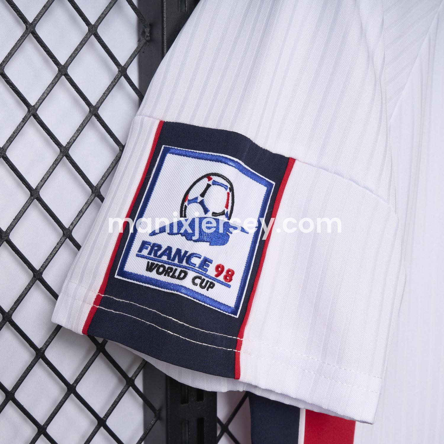 ManixJersey.com | Retro England 1998 Home Jersey -Customize Name, Number and Patch | Worldwide Shipping