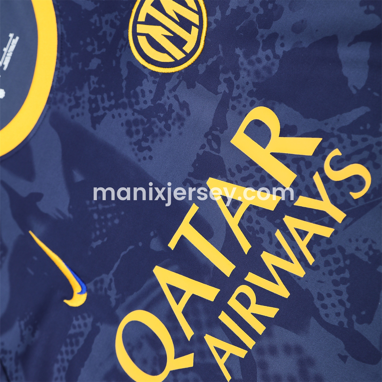 ManixJersey.com | Inter Milan 25-26 Short-Sleeve Training Set - Deep Blue Camouflage -Customize Name, Number and Patch | Worldwide Shipping