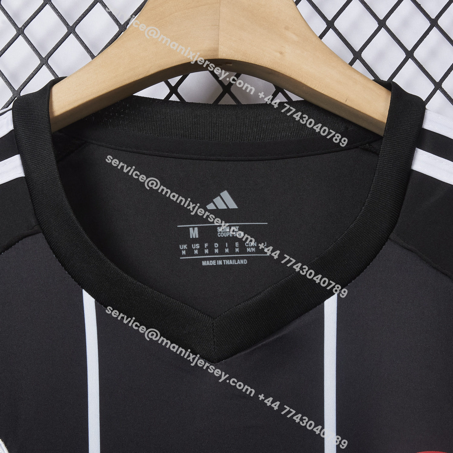 ManixJersey.com | Frankfurt 25-26 European Home Black Jersey - Fans Version -Customize Name, Number and Patch | Worldwide Shipping