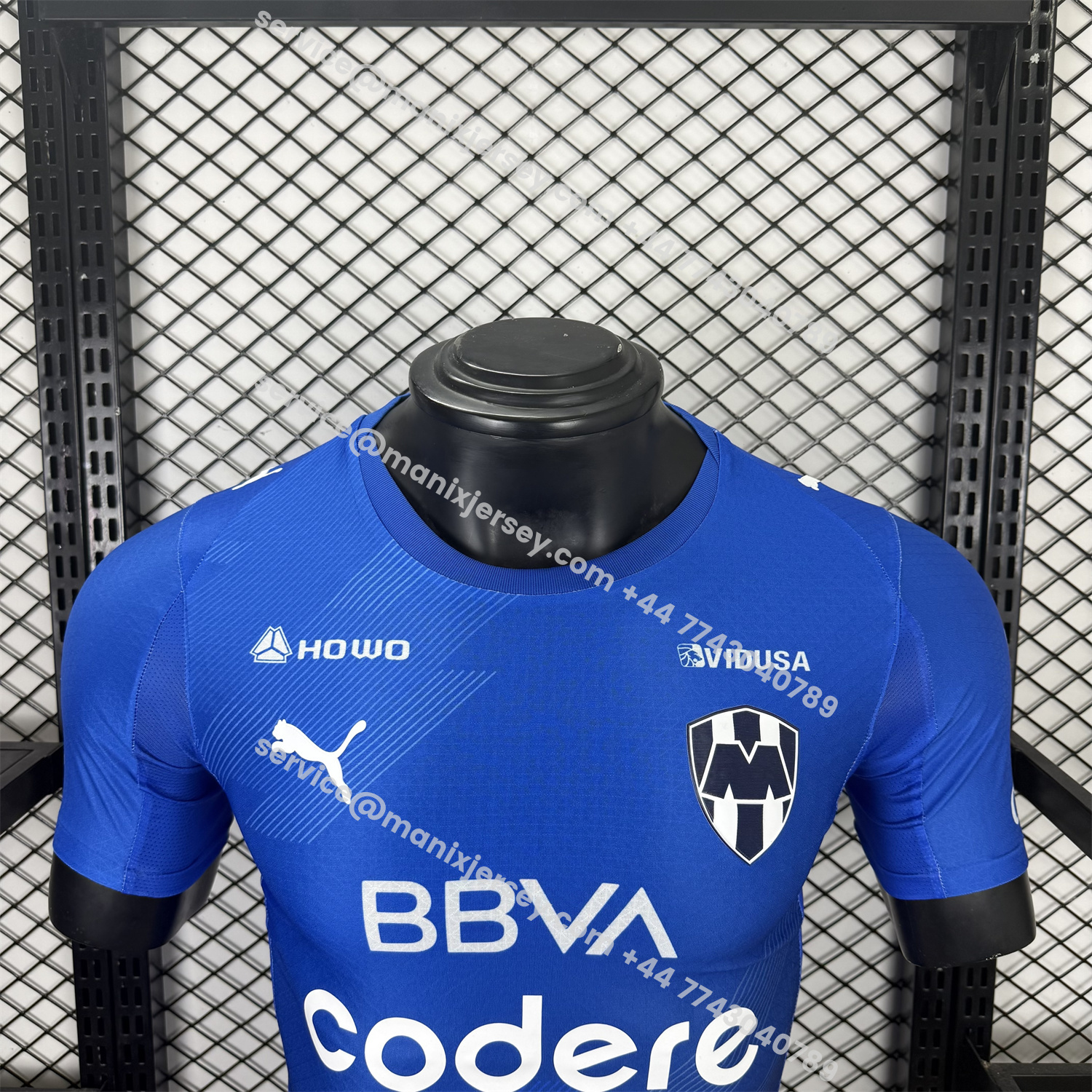 ManixJersey.com | Rayados Monterrey 25-26 Third Blue Jersey - Player Version -Customize Name, Number and Patch | Worldwide Shipping