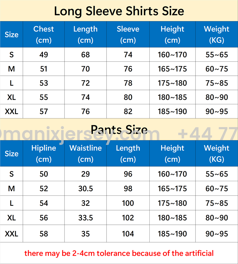ManixJersey.com | Juventus 25-26 Long Sleeve Training Set - White Top and Black Pants -Customize Name, Number and Patch | Worldwide Shipping