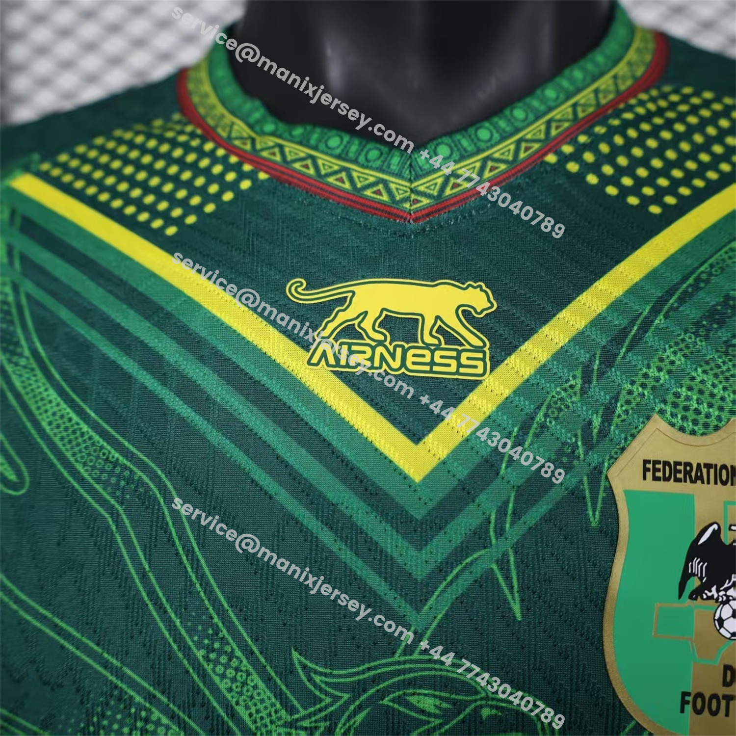 ManixJersey.com | Mali 2026 Eagle Green Jersey - Player Version -Customize Name, Number and Patch | Worldwide Shipping