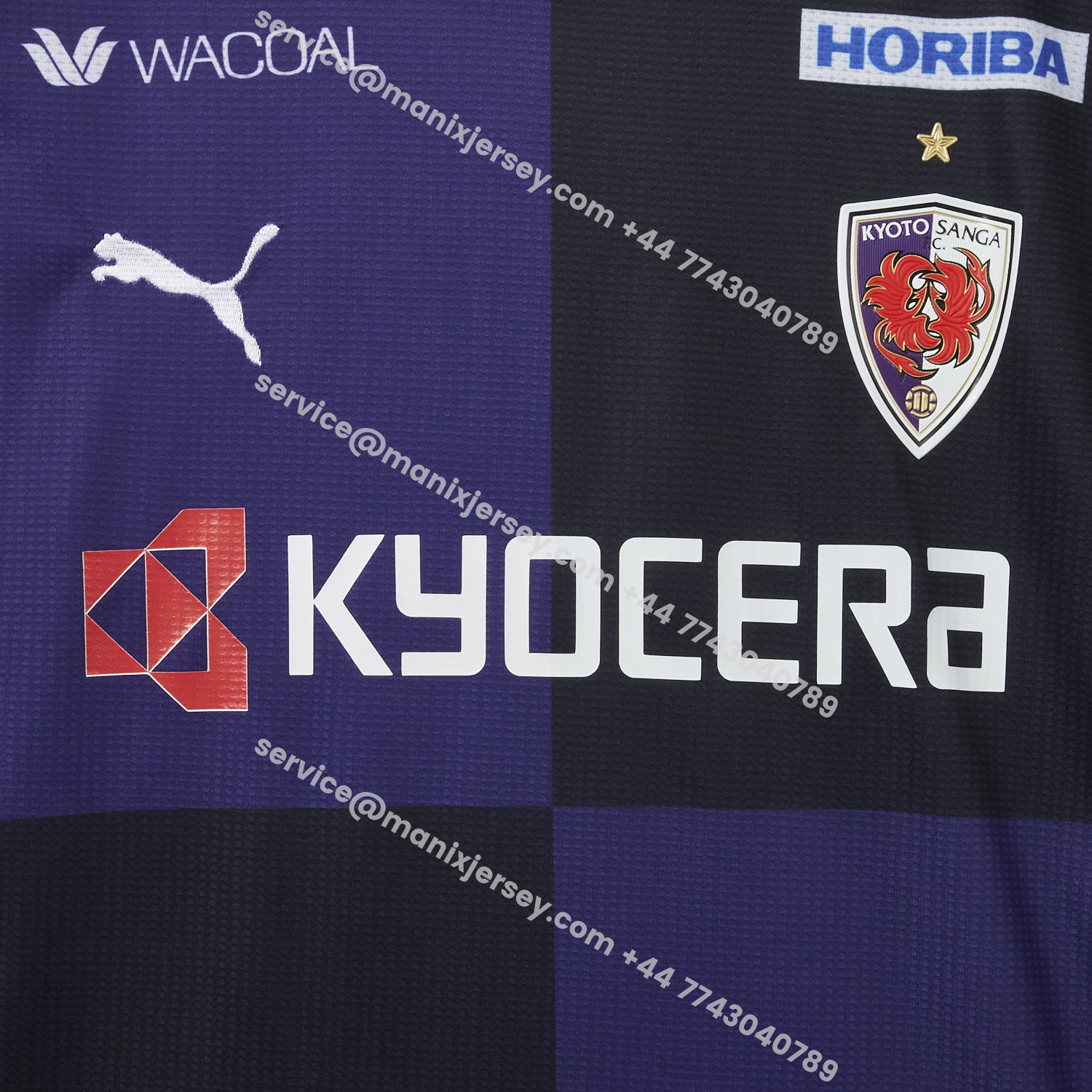 ManixJersey.com | Kyoto Sanga 25-26 Home Jersey - Fans Version -Customize Name, Number and Patch | Worldwide Shipping