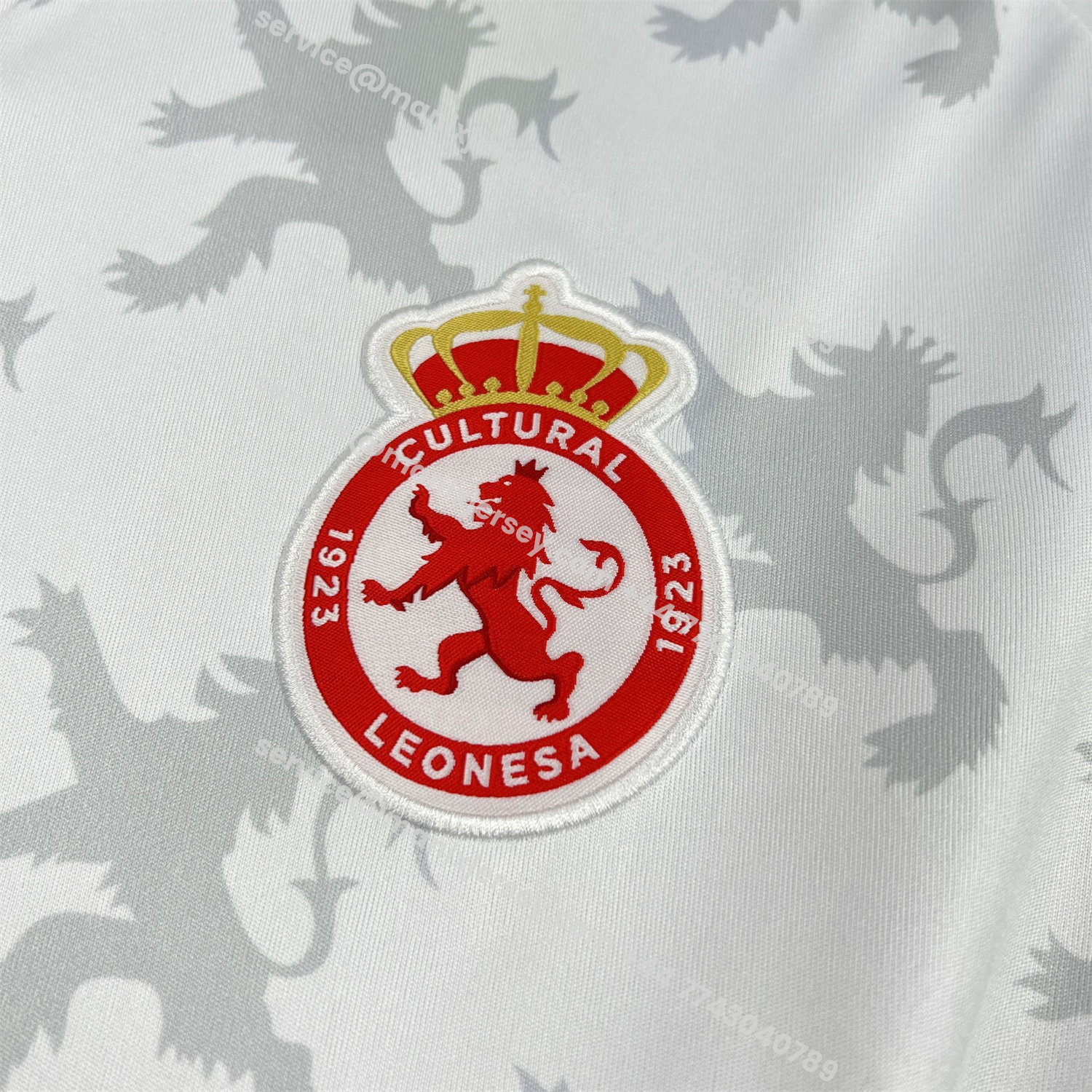 ManixJersey.com | Cultural Leonesa 25-26 Home White Jersey - Fans Version -Customize Name, Number and Patch | Worldwide Shipping