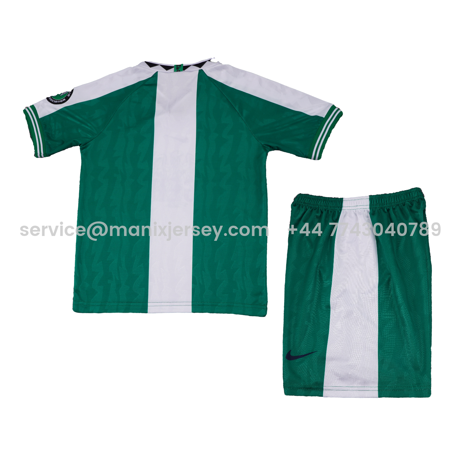 ManixJersey.com | Retro Nigeria 1996 Home Kids Kit -Customize Name, Number and Patch | Worldwide Shipping