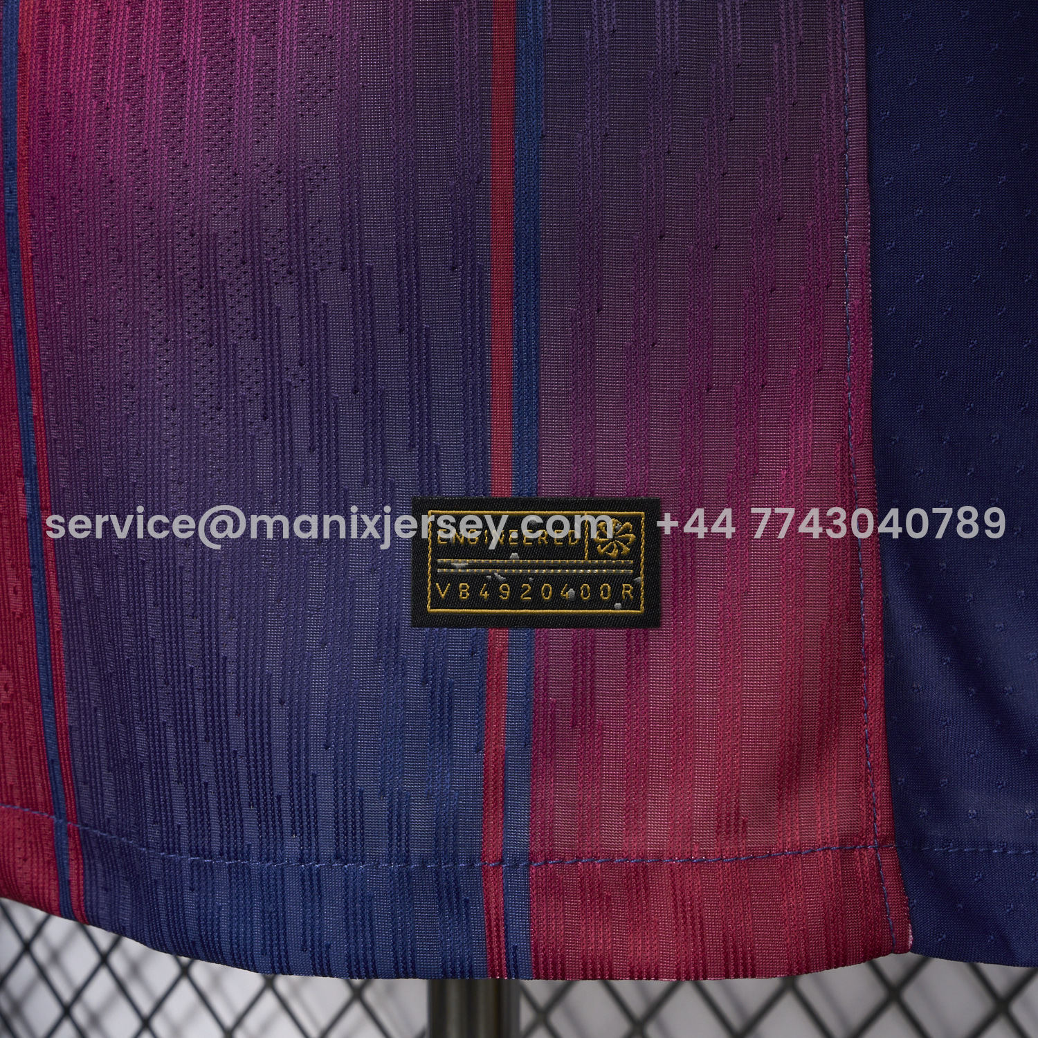 ManixJersey.com | Barcelona 25-26 Home Jersey - Player Version -Customize Name, Number and Patch | Worldwide Shipping