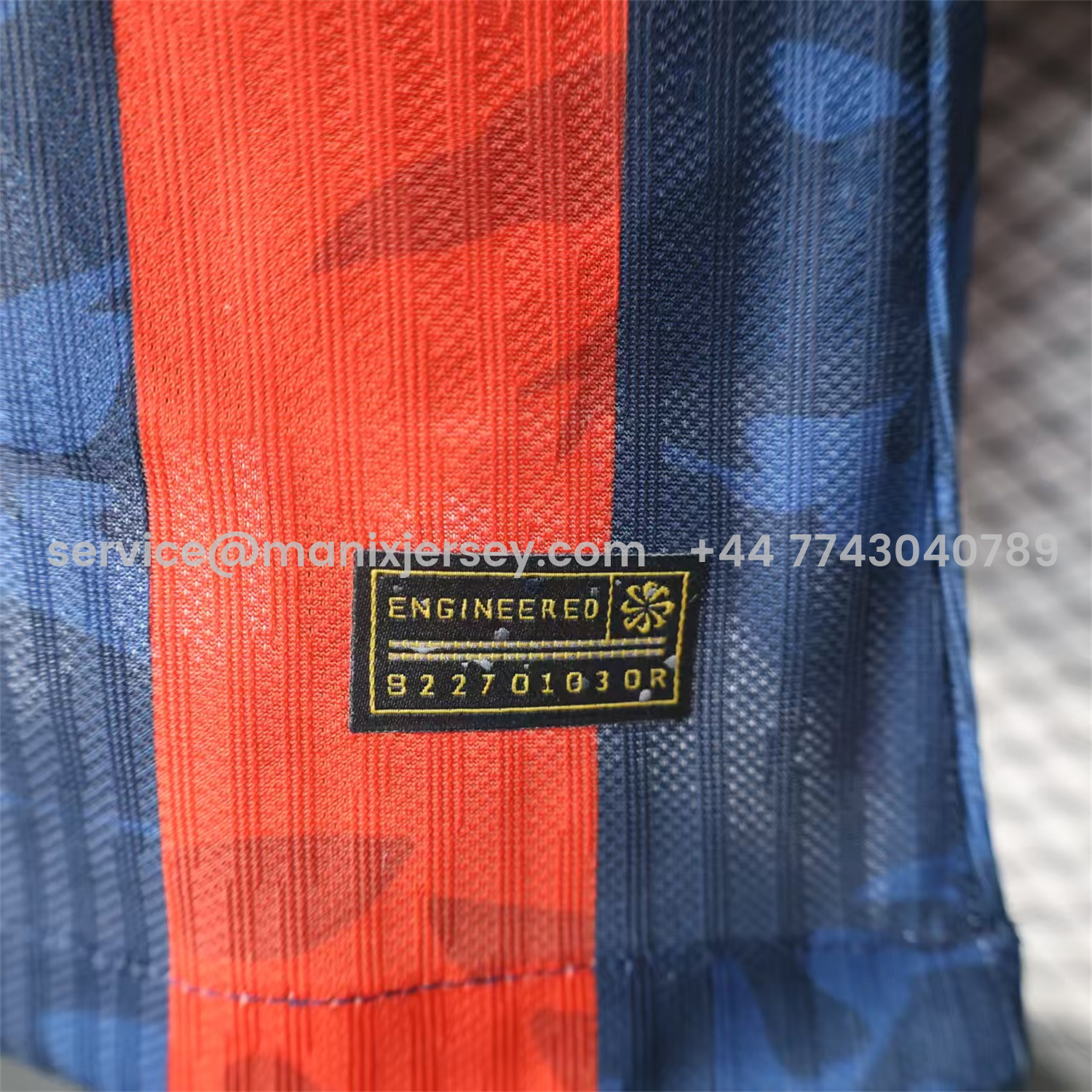 ManixJersey.com | Barcelona 25-26 Yellow Spotify Logo Red & Blue Lines Special Jersey - Player Version -Customize Name, Number and Patch | Worldwide Shipping