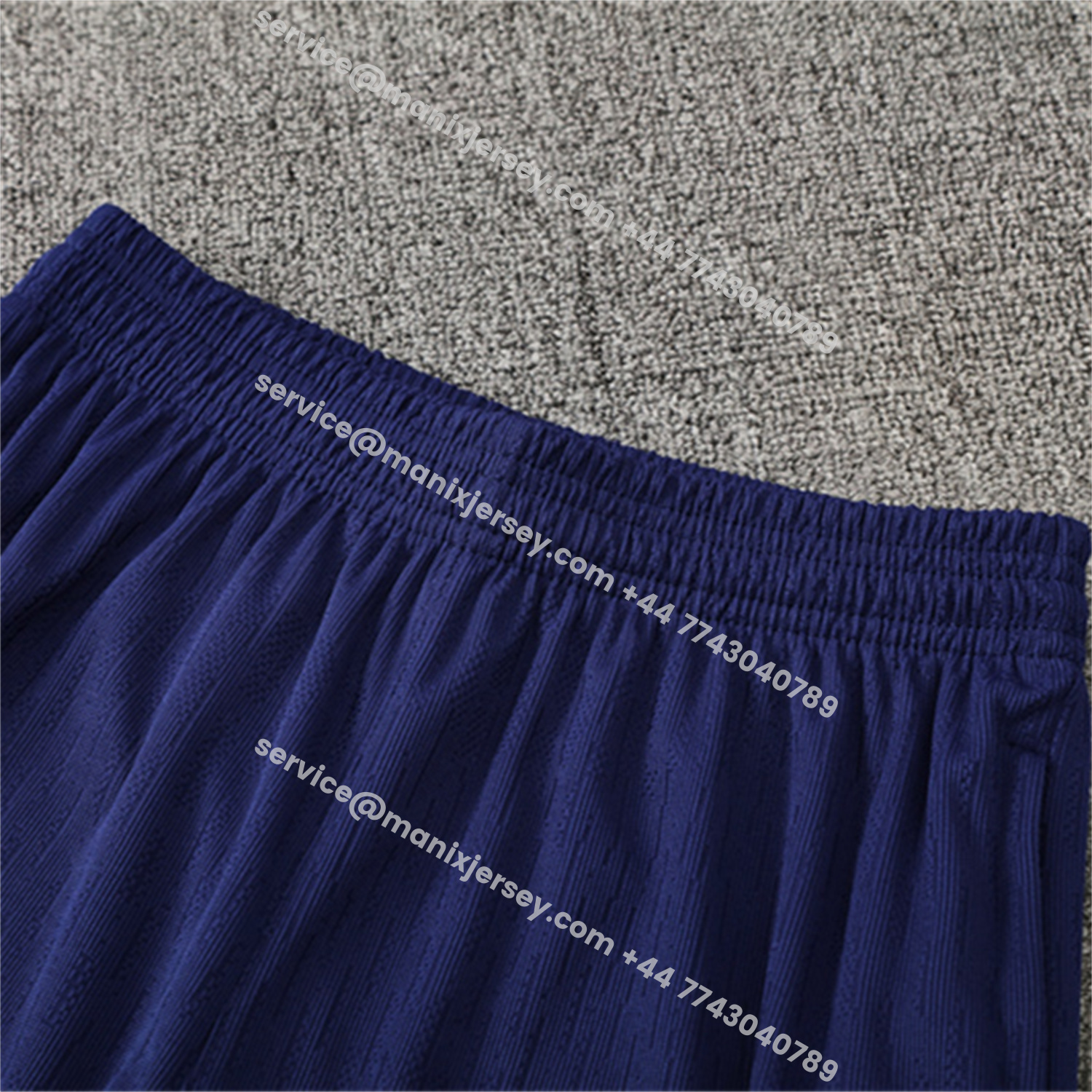 ManixJersey.com | Barcelona 25-26 Long Sleeve Training Set - Royal Blue Top Orange Sponsor & Royal Blue Pants -Customize Name, Number and Patch | Worldwide Shipping