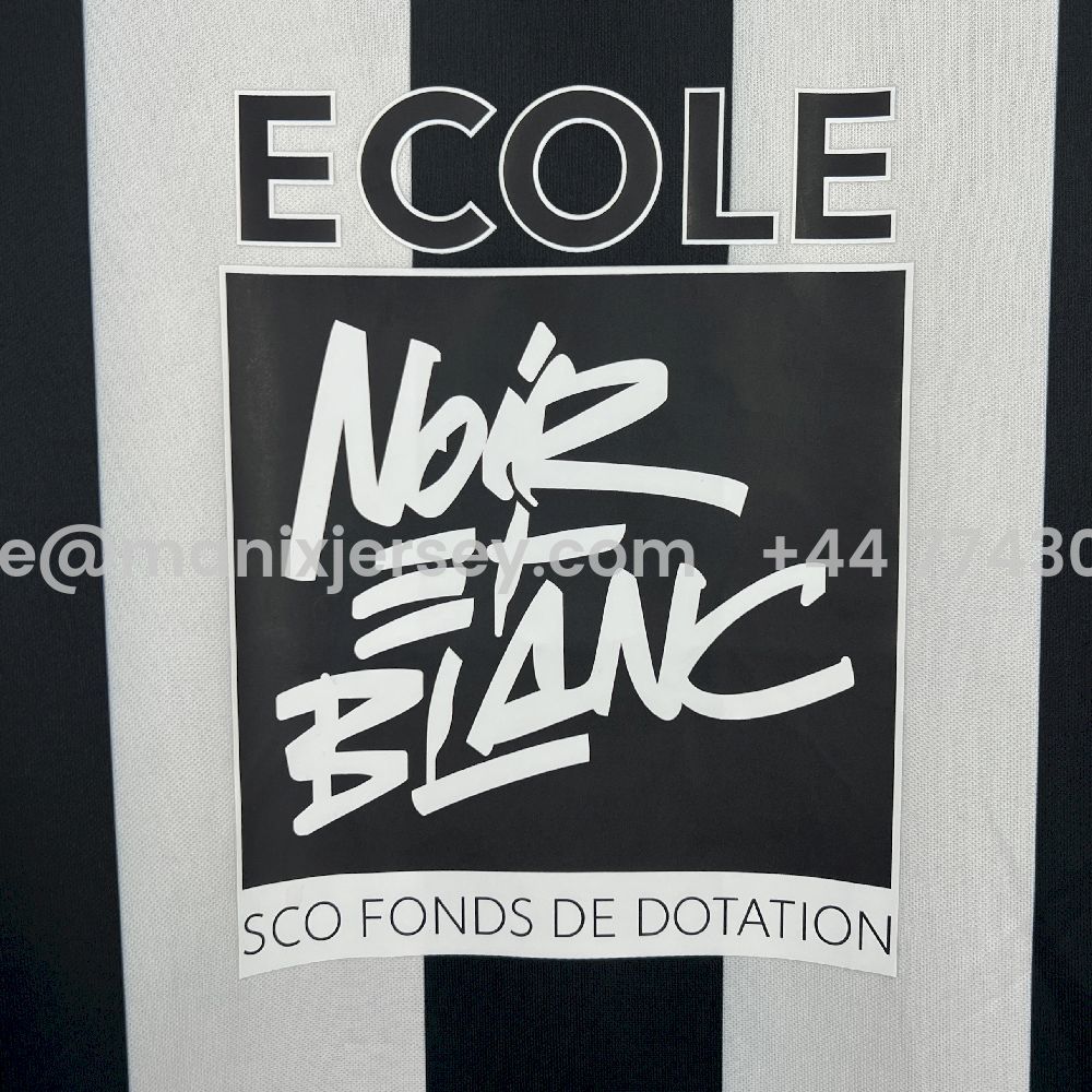 ManixJersey.com | Angers 25-26 Home Jersey - Fans Version -Customize Name, Number and Patch | Worldwide Shipping