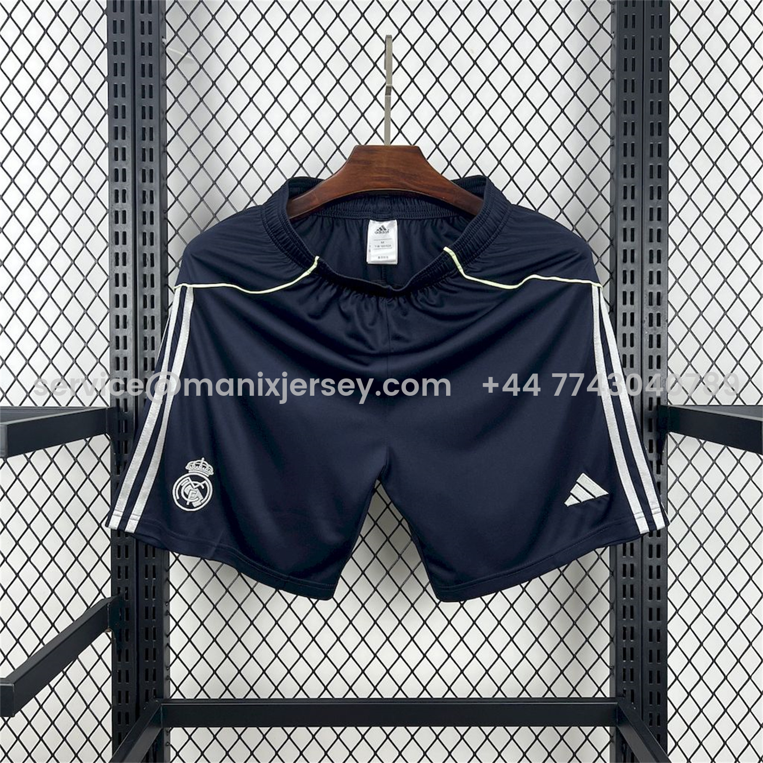 ManixJersey.com | Real Madrid 25-26 Away Shorts - Fans Version -Customize Name, Number and Patch | Worldwide Shipping