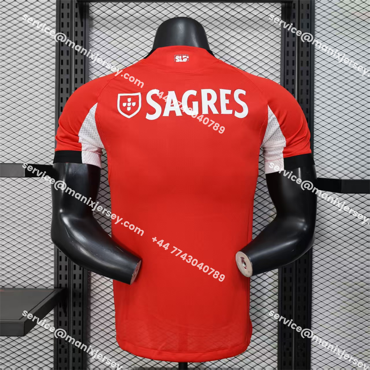 ManixJersey.com | Benfica 25-26 Home Jersey - Player Version -Customize Name, Number and Patch | Worldwide Shipping