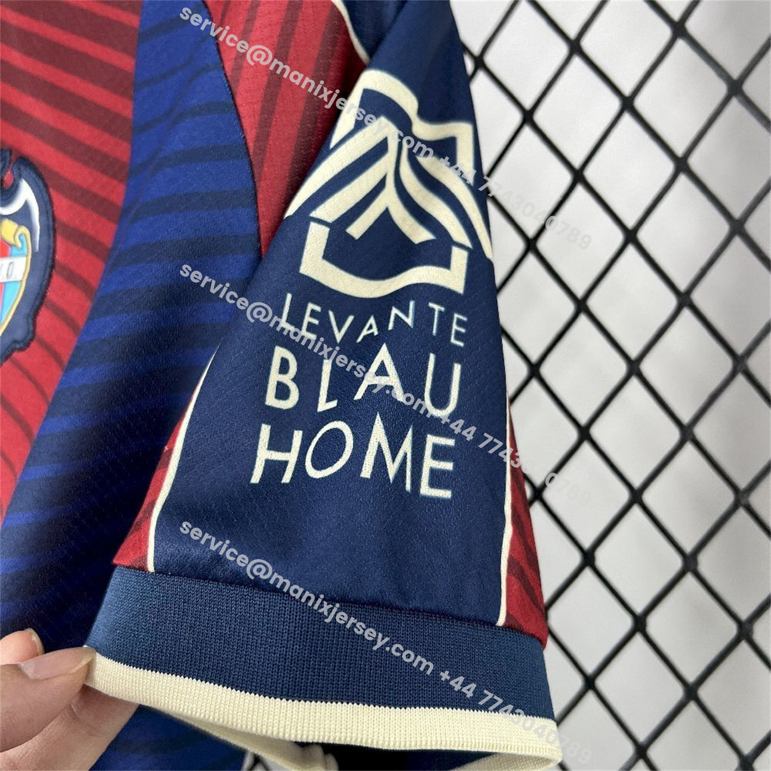 ManixJersey.com | Levante UD 25-26 Home Jersey - Fans Version -Customize Name, Number and Patch | Worldwide Shipping