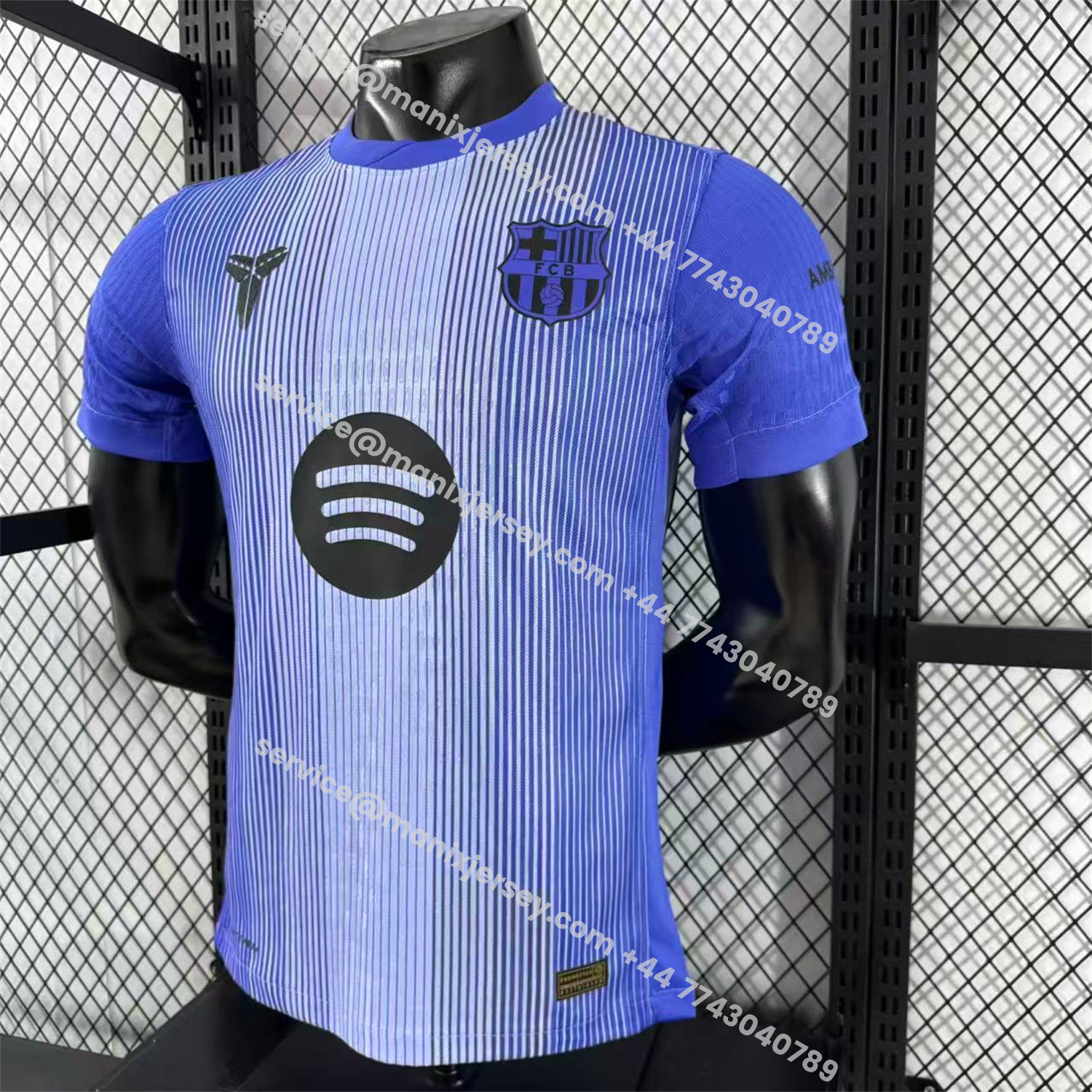 ManixJersey.com | Barcelona 25-26 Purple Gradient Pre-Match Training Jersey - Player Version -Customize Name, Number and Patch | Worldwide Shipping