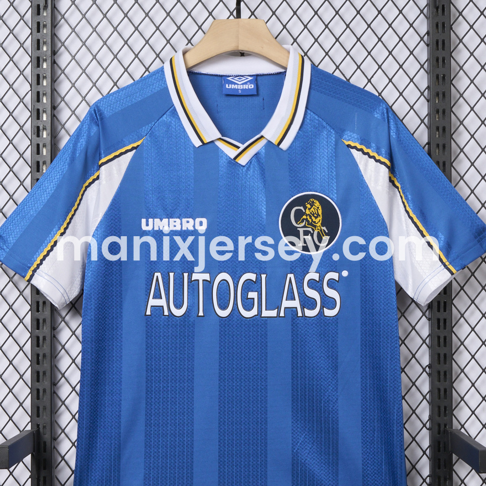 ManixJersey.com | Retro C.H.E.L.S.E.A 1997-99 Home Jersey -Customize Name, Number and Patch | Worldwide Shipping
