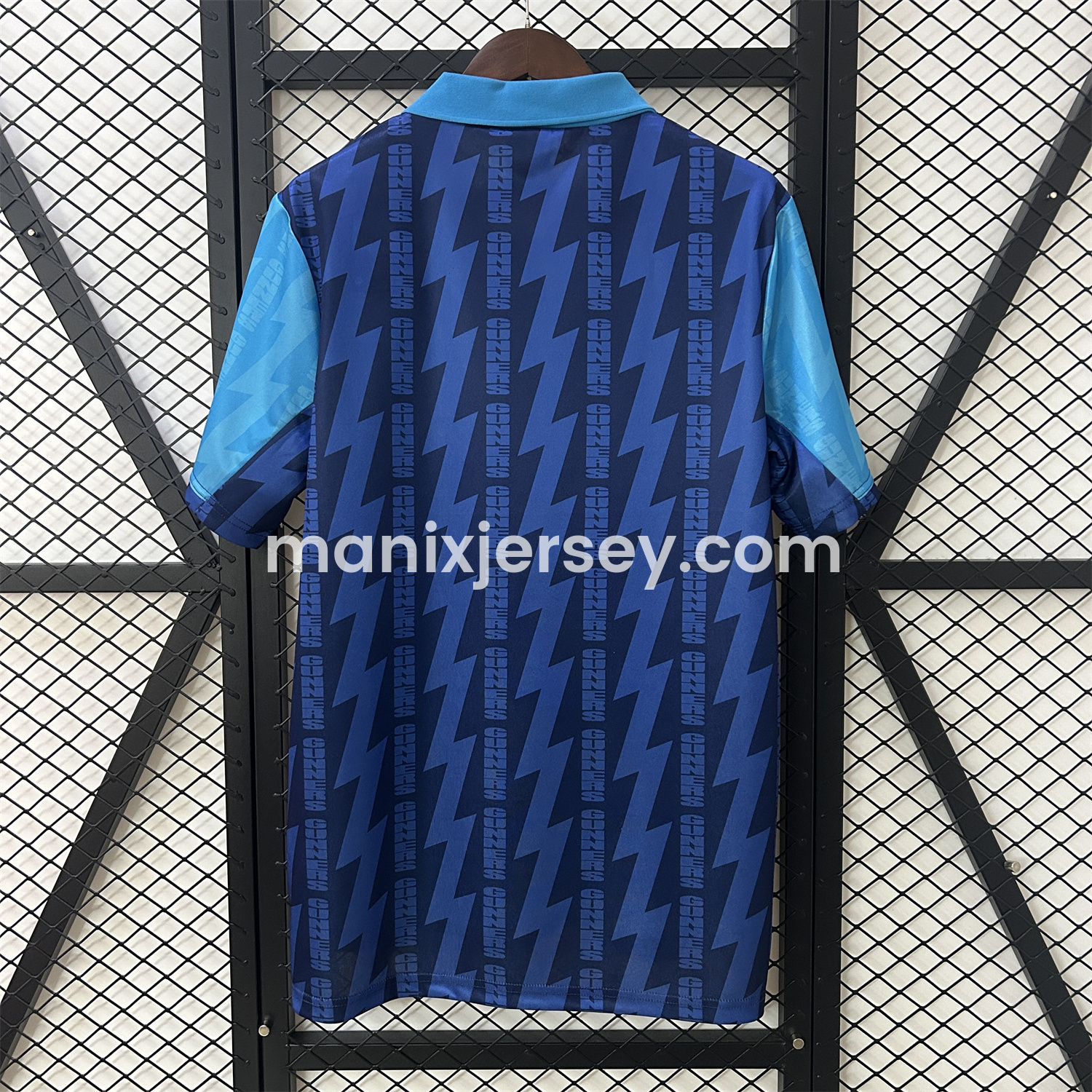 ManixJersey.com | Retro Arsenal 1994-95 Away Jersey -Customize Name, Number and Patch | Worldwide Shipping